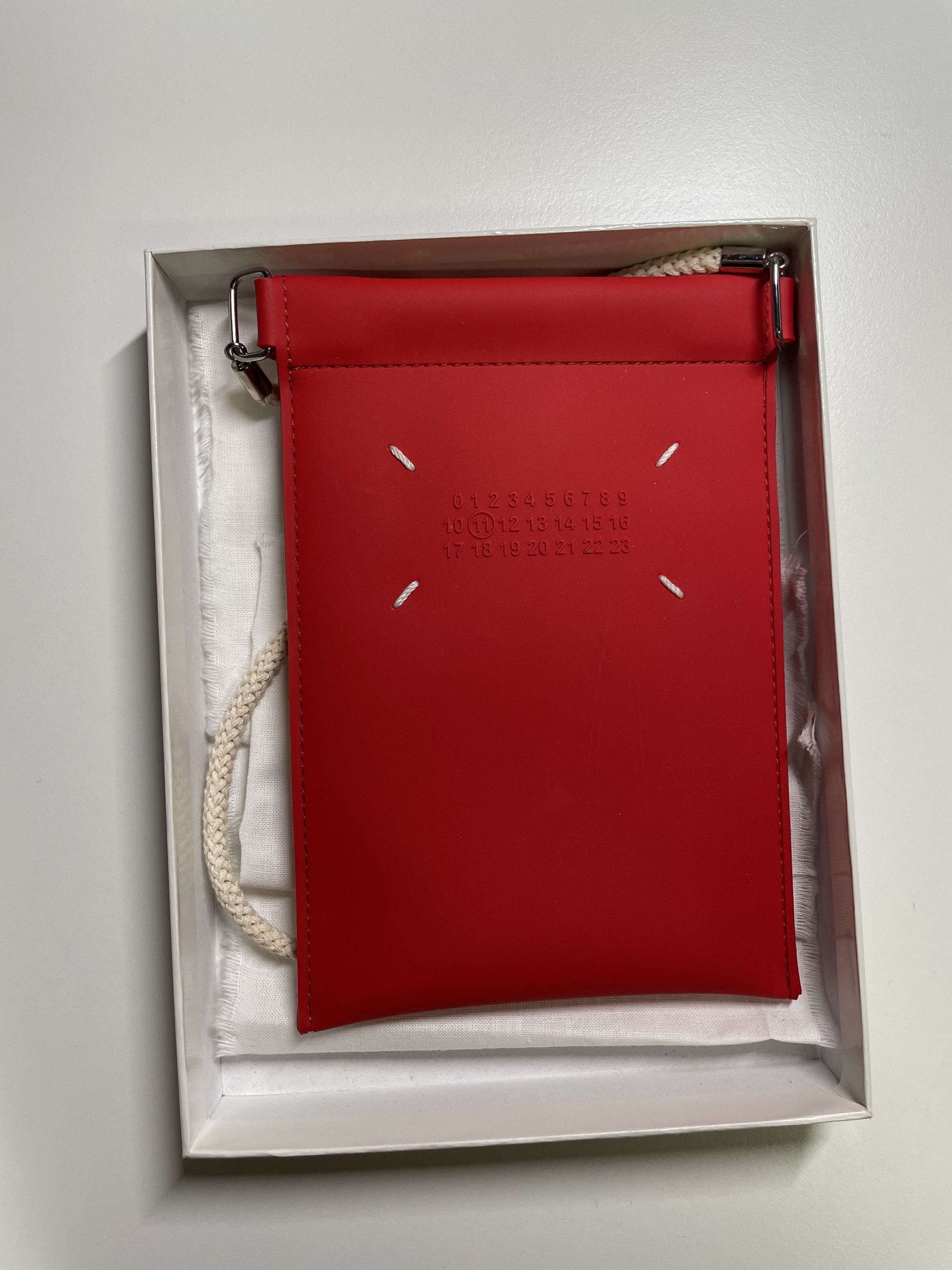 Maison Margiela Maison Margiela Red mini bag (1401) Size ONE SIZE - 1 Thumbnail