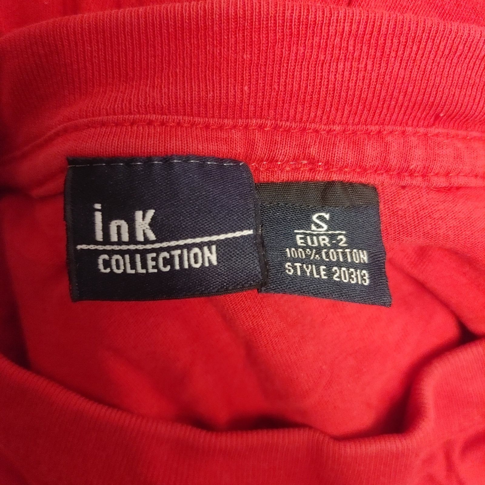 Other InK Collection Mens S Red "Paris Le Penseur" Graphic T-Shirt Size US S / EU 44-46 / 1 - 3 Thumbnail