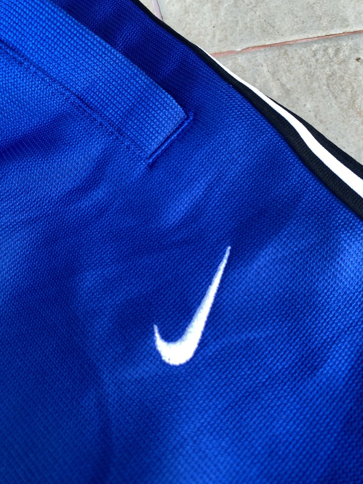 Comme des Garcons × Nike 💥Vintage Super Baggy Nike 90S LONG TRACK PANTS Y2K Size US 34 / EU 50 - 6 Thumbnail