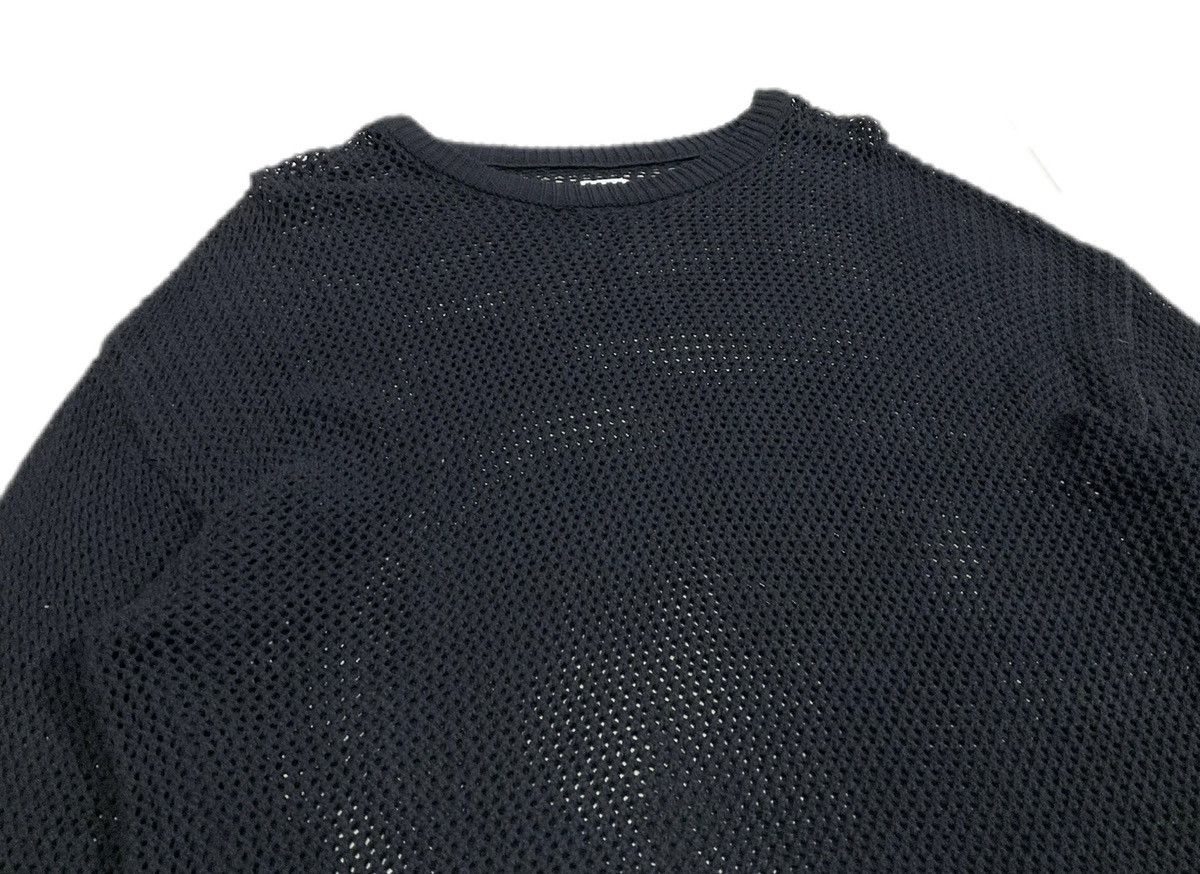 Hysteric Glamour × Japanese Brand × Seditionaries 🔥Sick Y2K Japanese CPCM Mesh Knit Long Sleeve Oversized Size US XL / EU 56 / 4 - 3 Thumbnail