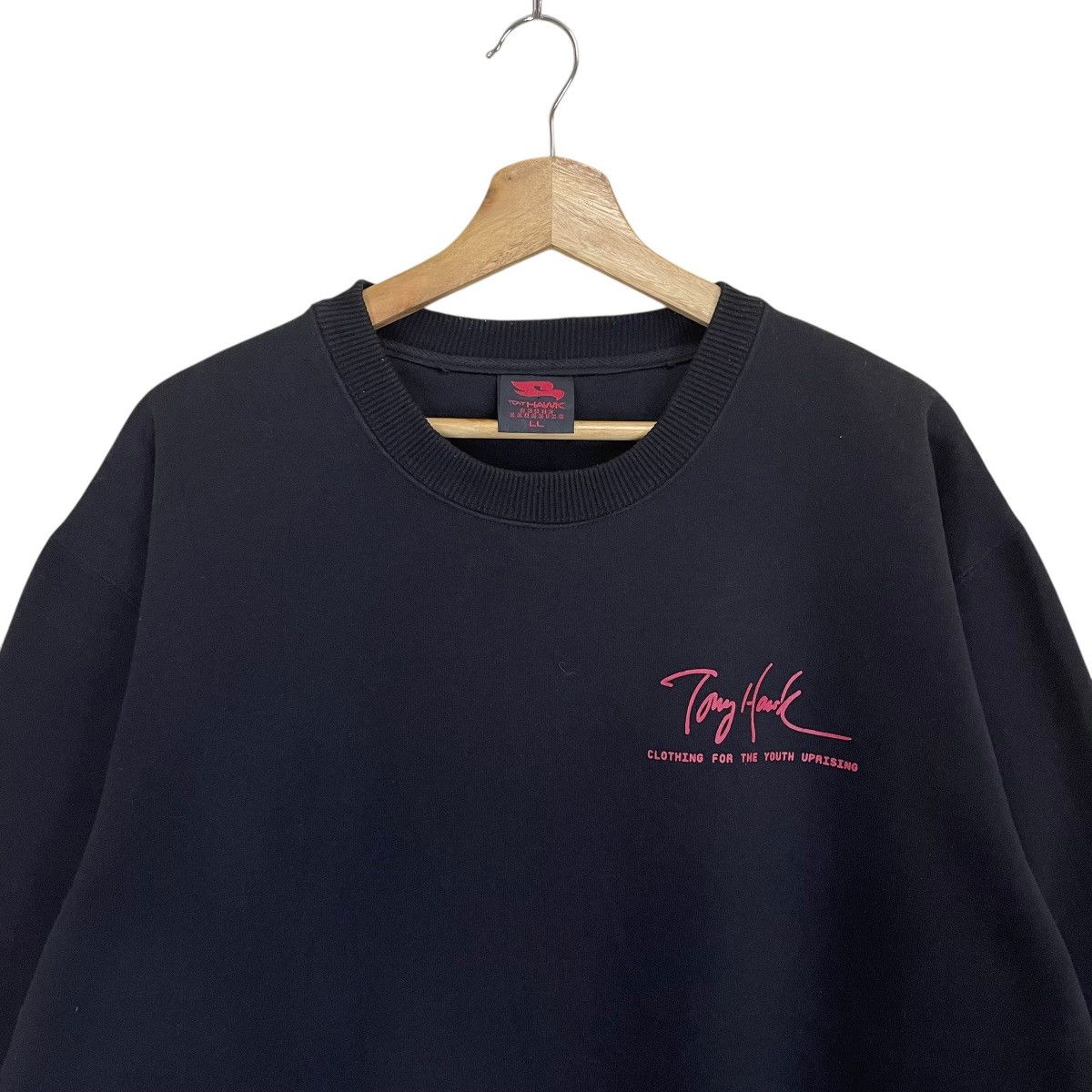 Japanese Brand × Tony Hawk Vintage Tony Hawk Skaterboards Big Logo Crewneck Sweatshirt Size US XL / EU 56 / 4 - 9 Thumbnail