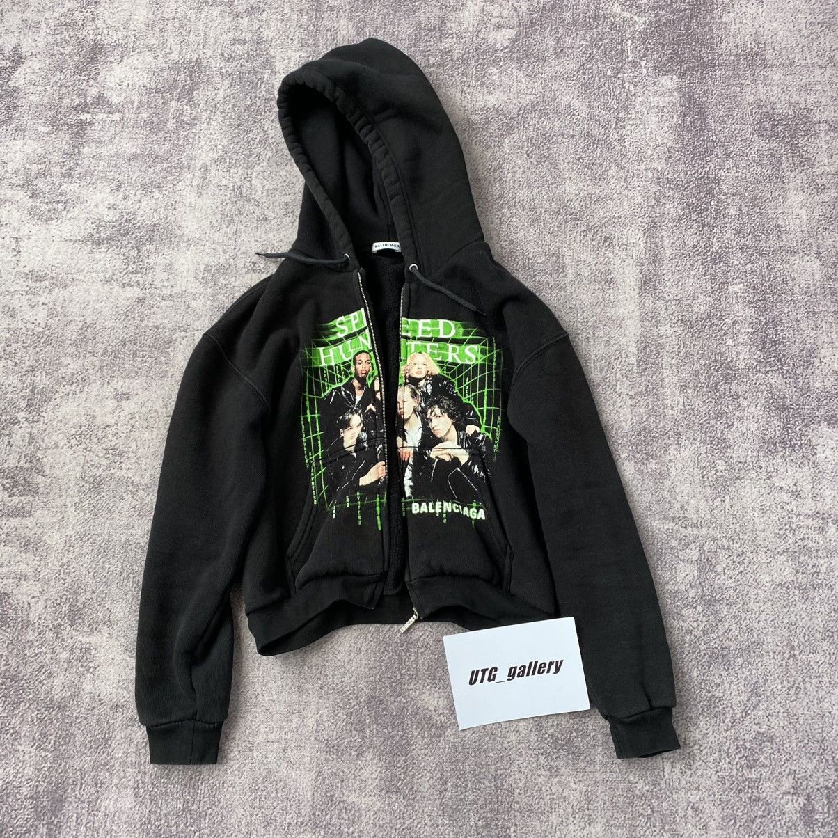 Balenciaga Balenciaga Speed Hunters Zip Up Hoodie Size US S / EU 44-46 / 1 - 1 Thumbnail