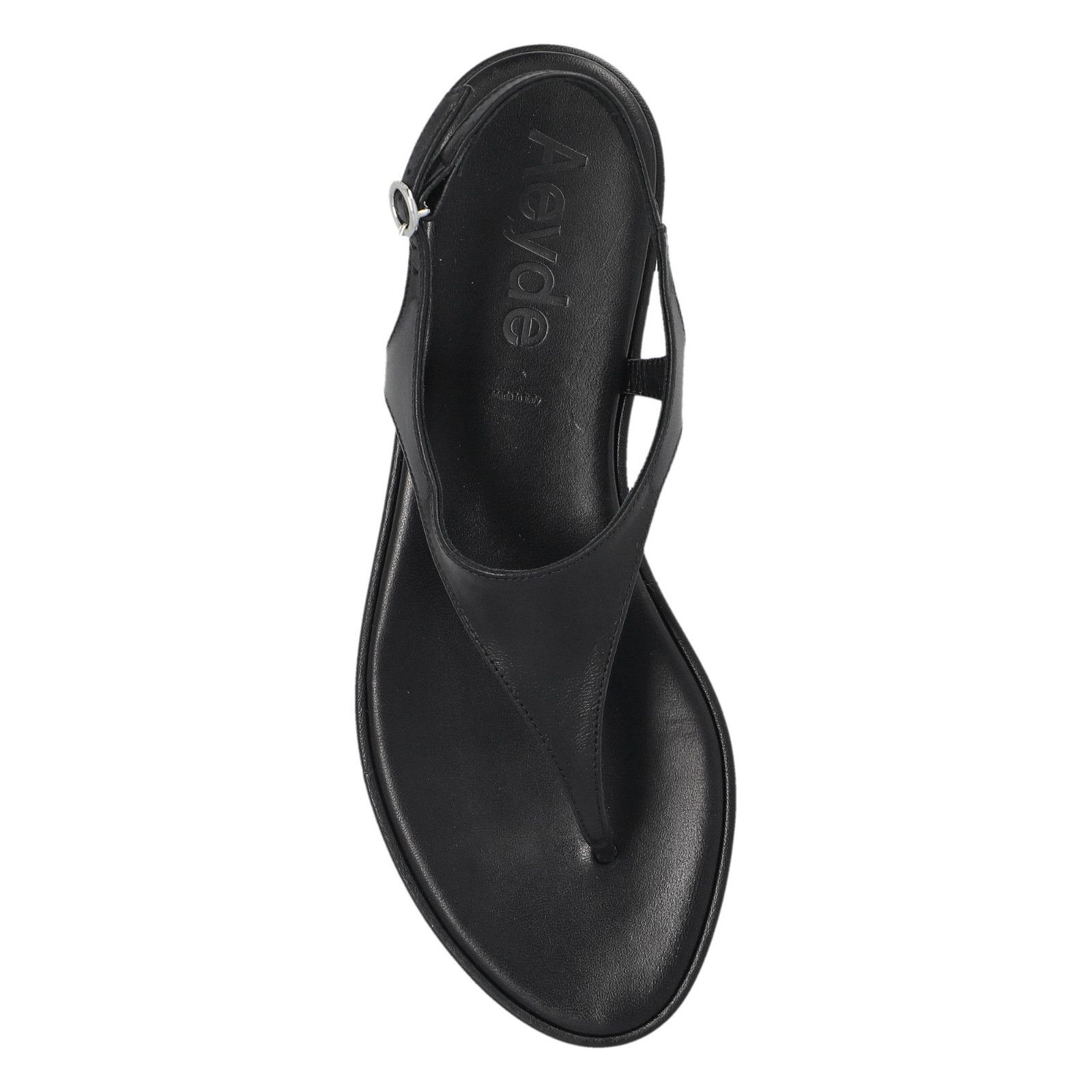 Aeyde Black Raine Nappa Leather Sandals Wom, Women's (Size 8.5) — image 4 of 5