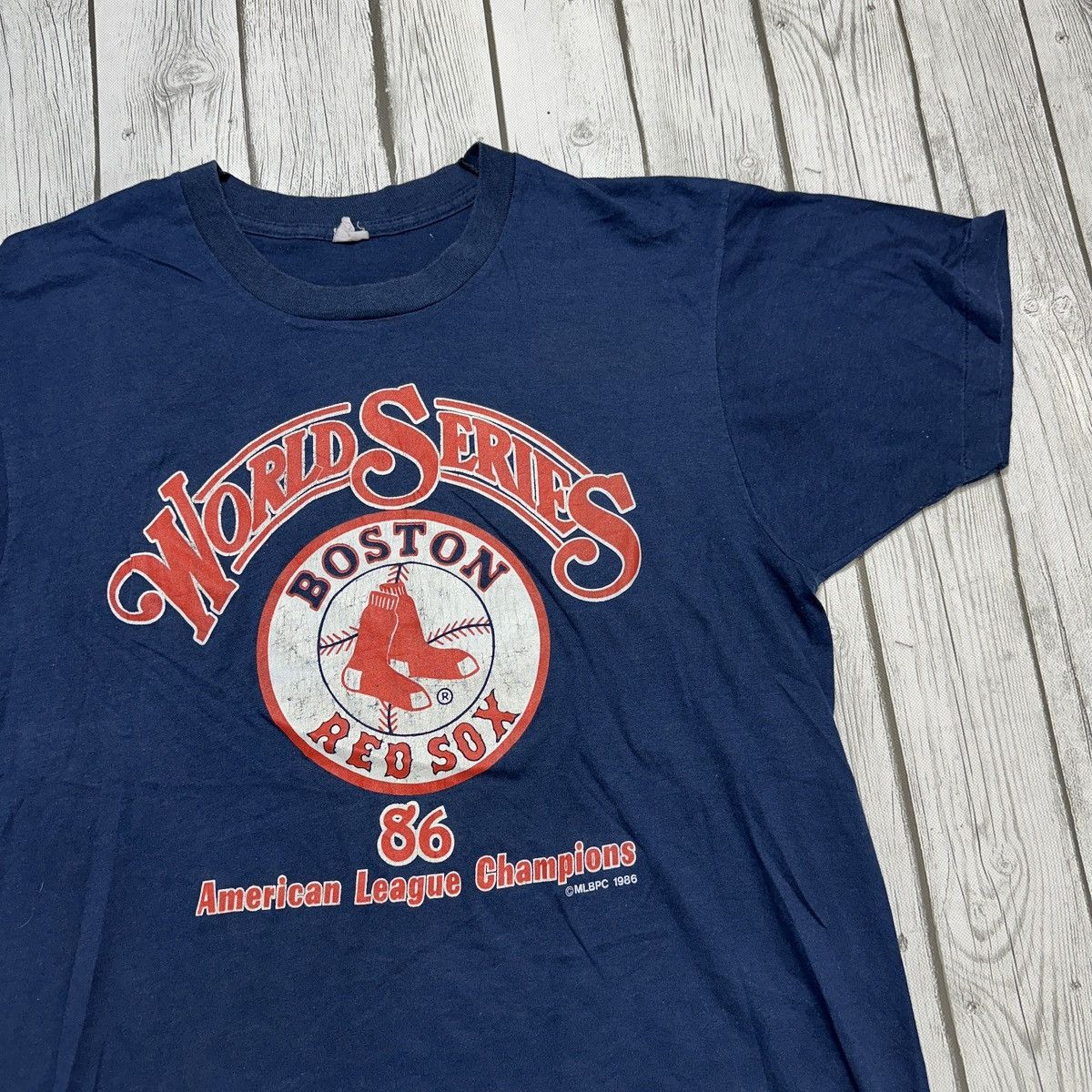 MLB × Vintage Vintage Boston Red Sox 1986 American League Champions tee Size US L / EU 52-54 / 3 - 3 Thumbnail