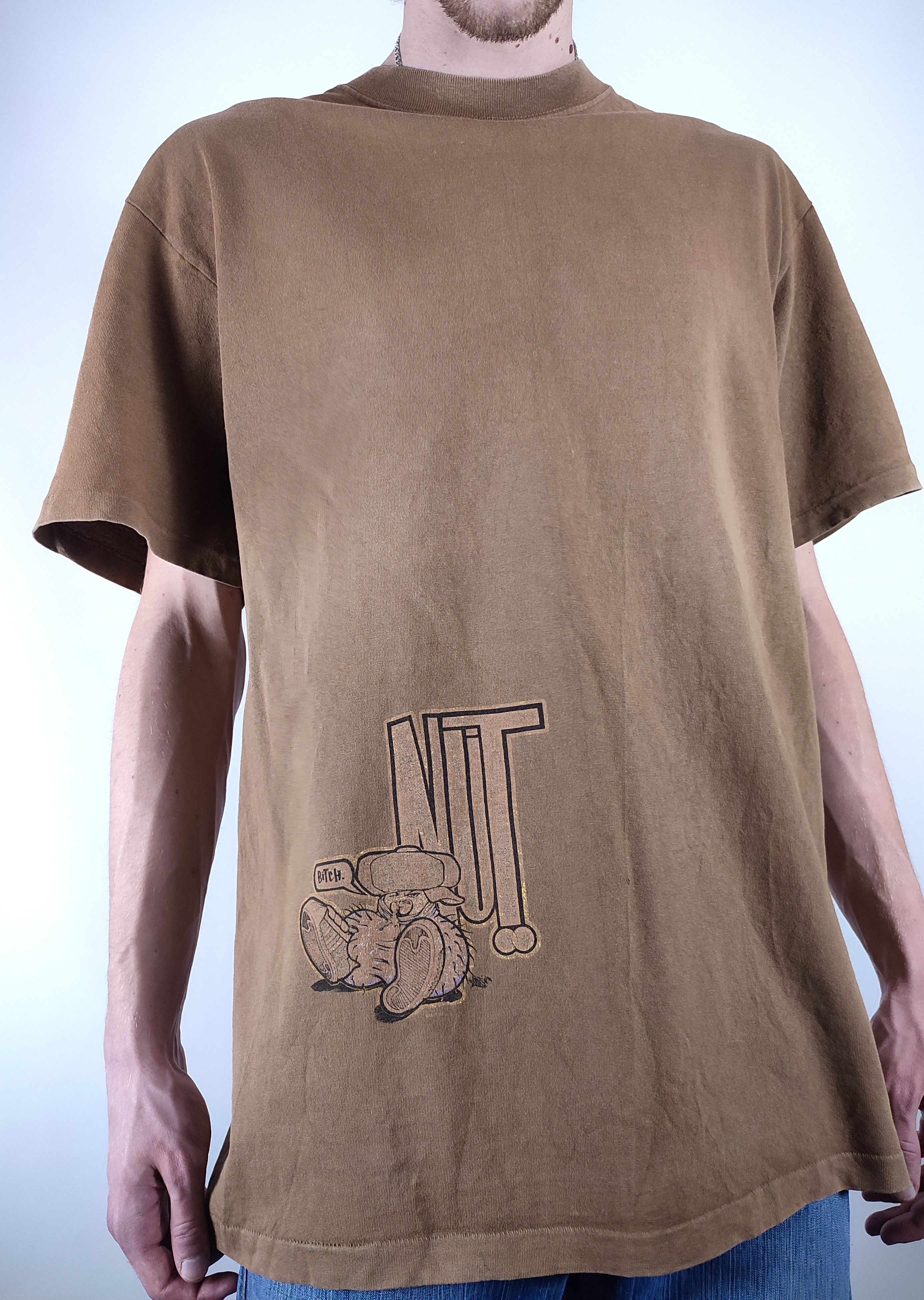 Rap Tees 90s Vintage Nasty Urban Tribe NUT Single Stitch T-Shirt Tee Size US XL / EU 56 / 4 - 2 Thumbnail