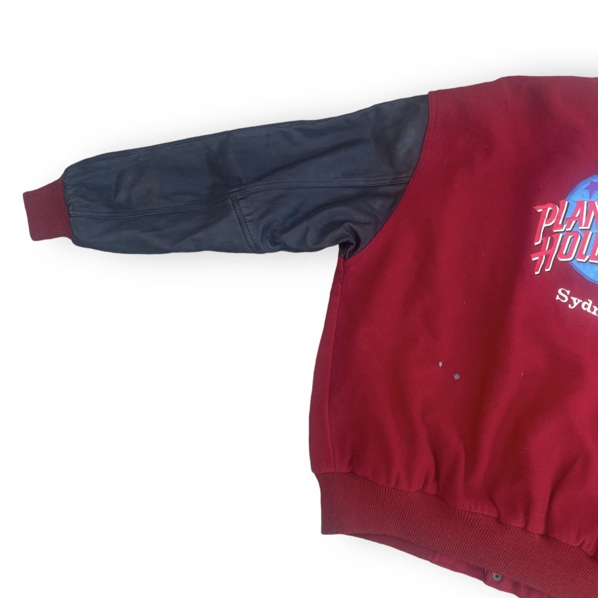 Vintage VINTAGE 1998 PLANET HOLLYWOOD SYDNEY VARSITY JACKET Size US M / EU 48-50 / 2 - 8 Thumbnail
