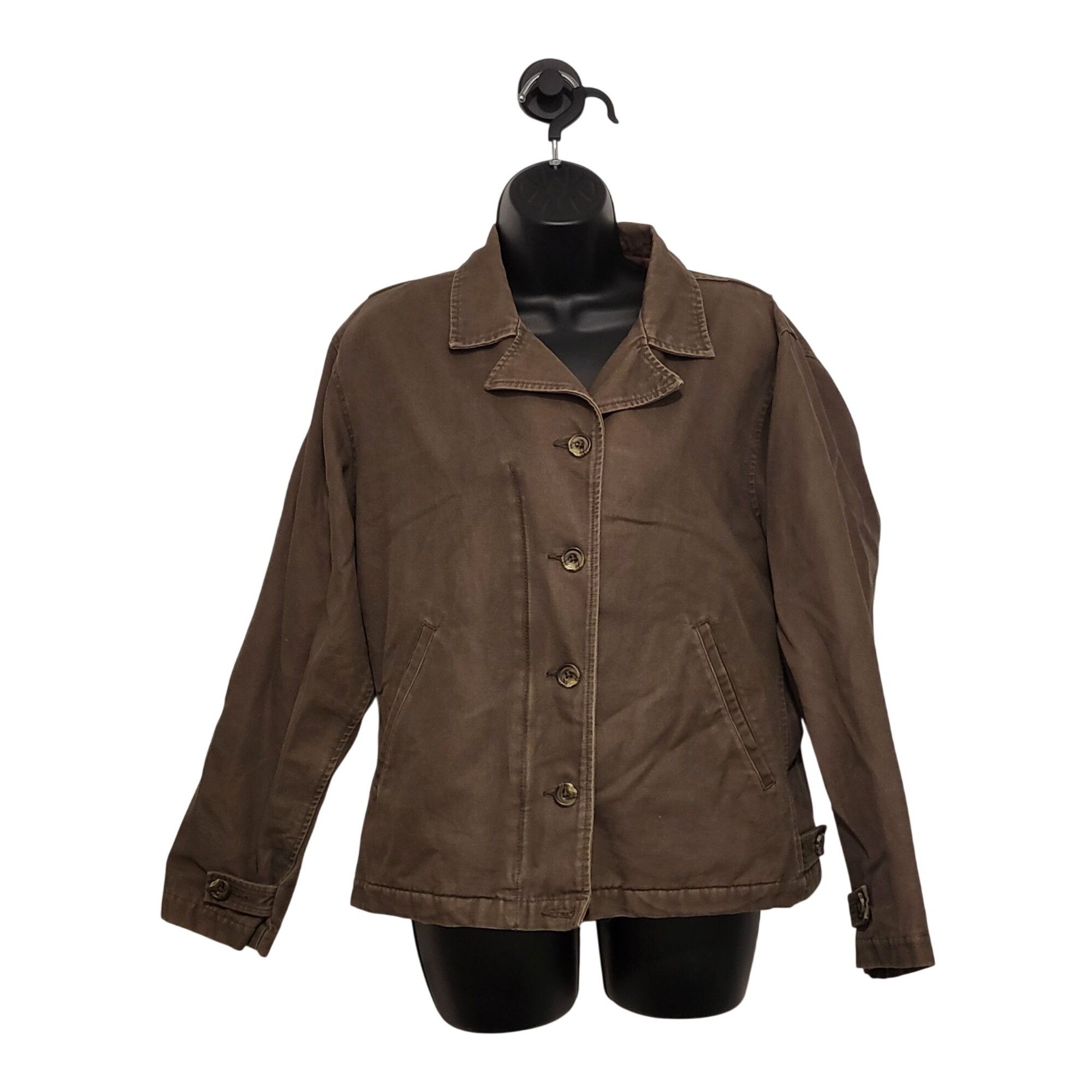 Eddie Bauer Eddie Bauer Women’s Zip Button Chore Style Jacket Sz S Size S / US 4 / IT 40 - 1 Thumbnail