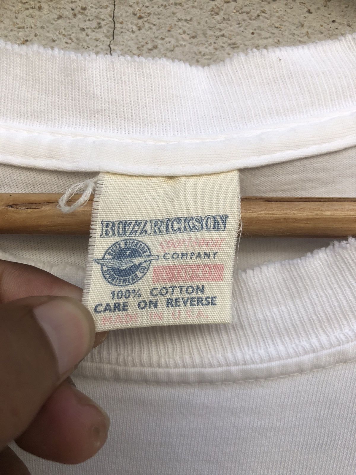 Buzz Rickson's × Toyo Enterprises × Vintage Vintage Buzz Rickson Toyo Enterprises Tshirt Distressed Size US L / EU 52-54 / 3 - 3 Thumbnail