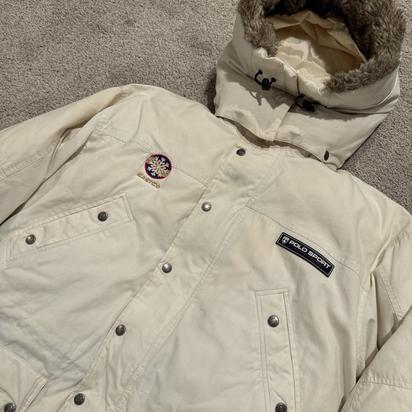 Polo Ralph Lauren Vintage Polo Sport Sportsman Ralph Lauren Puffer Jacket Sz L Size US L / EU 52-54 / 3 - 2 Thumbnail