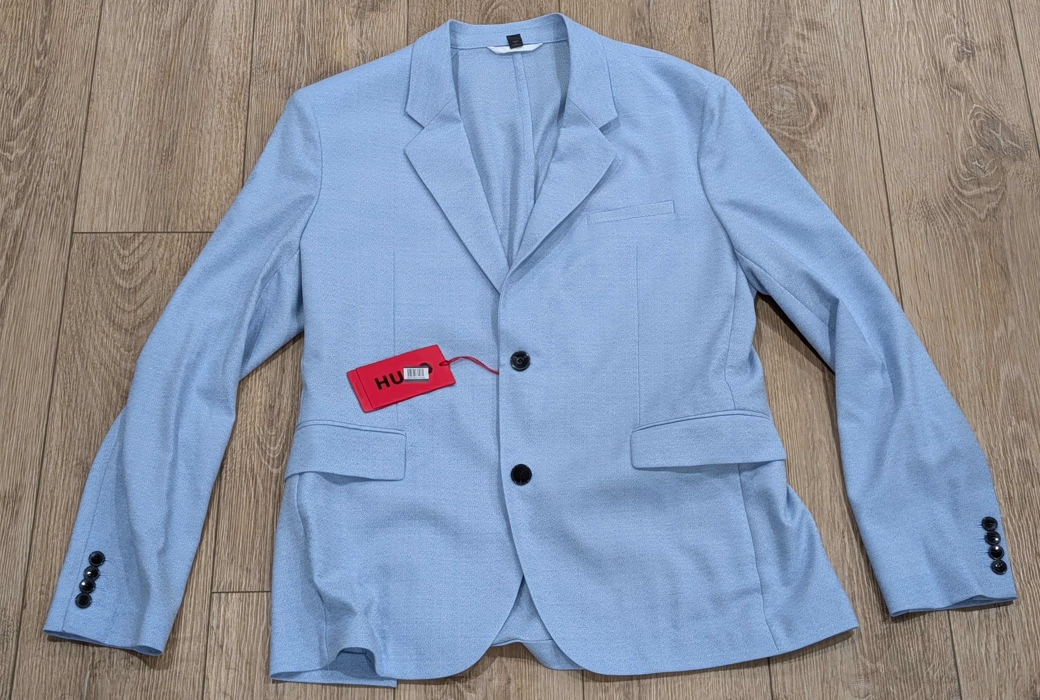 Hugo Boss HUGO "Kris" Polyester/Wool Sport Coat Pastel Blue 40L Size 40L - 1 Thumbnail