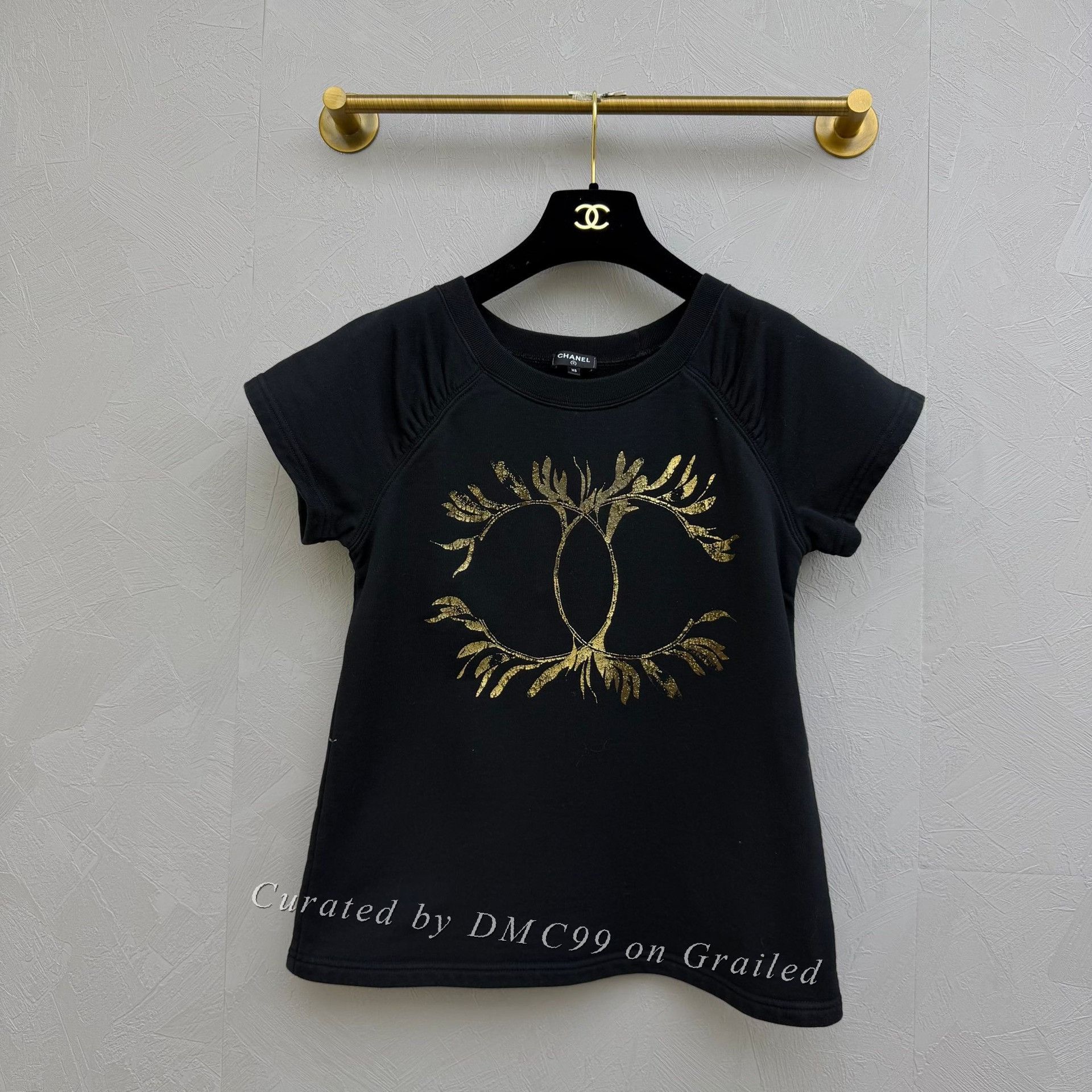 Chanel Chanel Back Double C Logo T-Shirt Size XS / US 0-2 / IT 36-38 - 1 Thumbnail