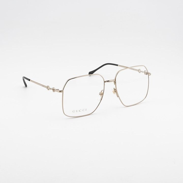 Gucci Gucci GG0952O 002 Eyeglasses Gold 57mm Aviator Frame 