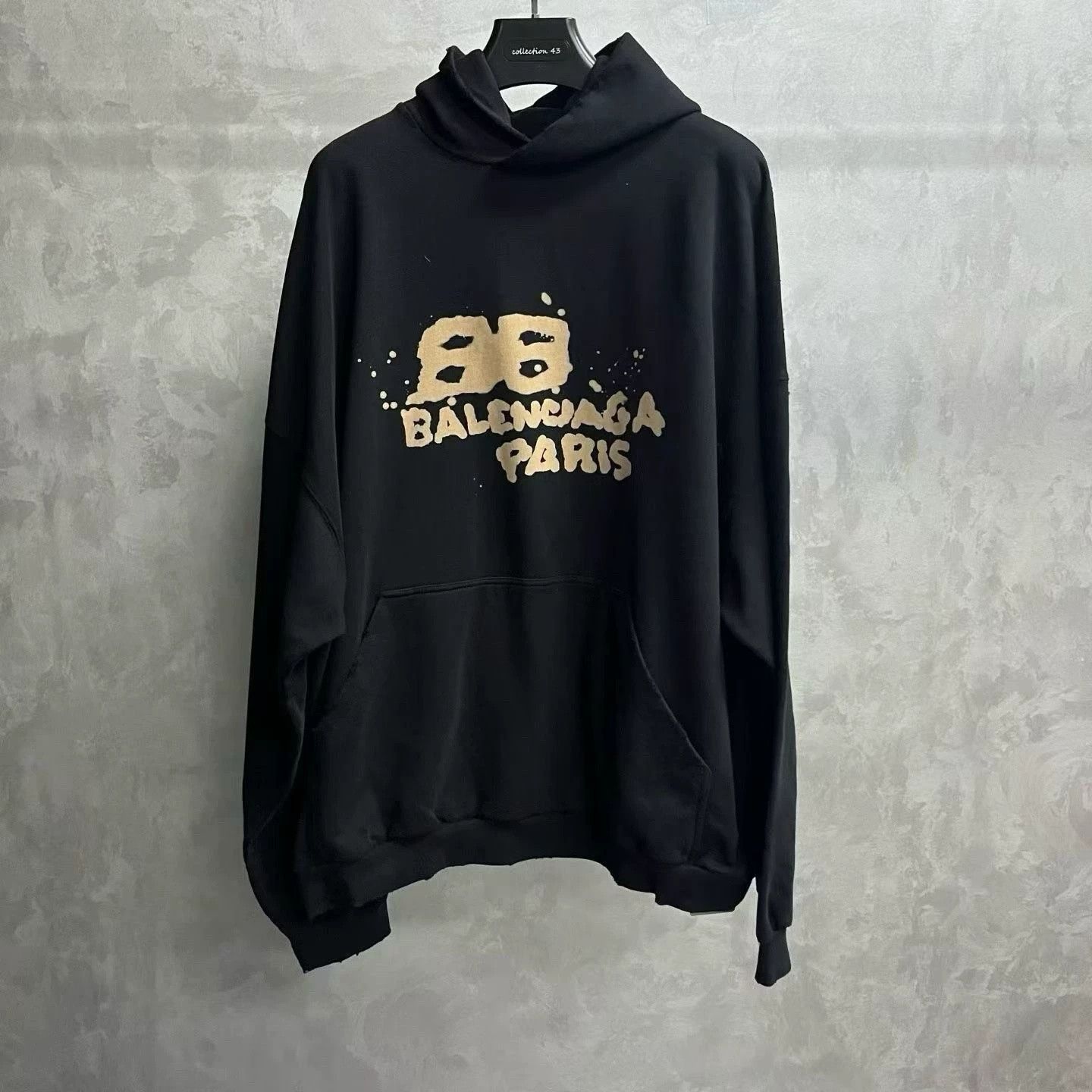 Balenciaga Balenciaga Logo Hooded Pullover Size US XXS / EU 40 - 1 Preview