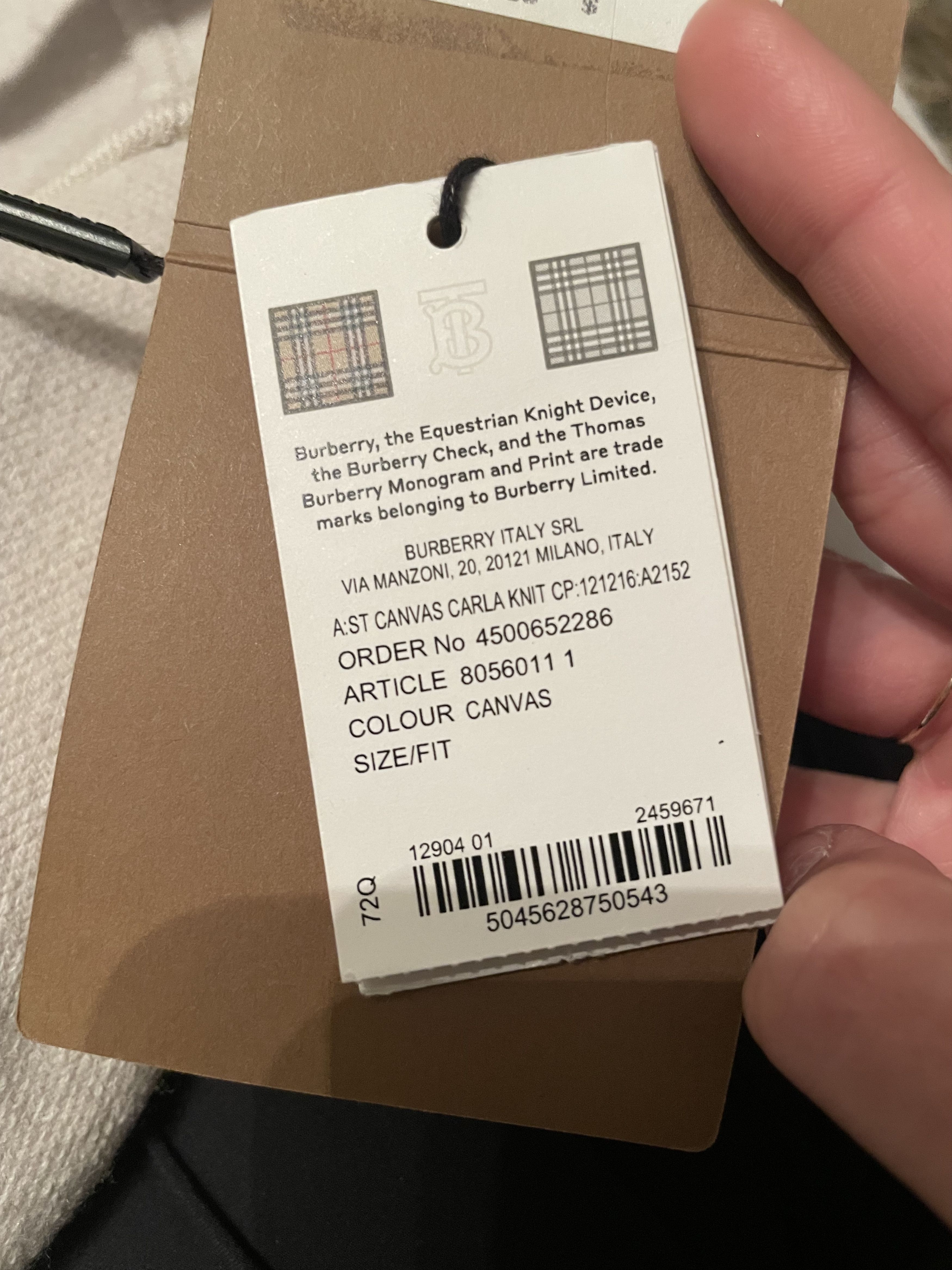 Burberry Carla hooded cape poncho Size ONE SIZE - 7 Thumbnail