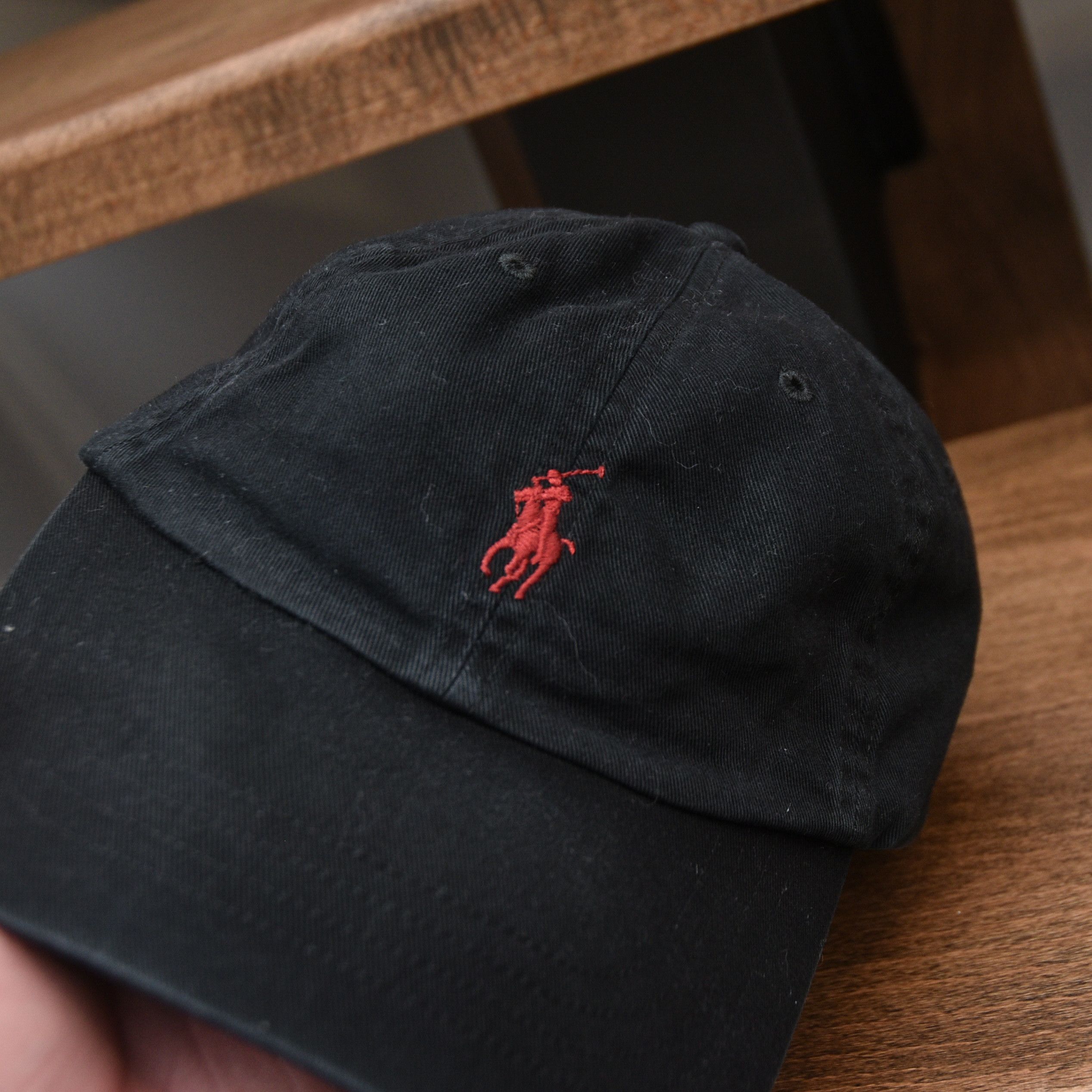 Polo Ralph Lauren Vintage Polo Ralph Lauren Cap Hat Black One Size Size ONE SIZE - 5 Thumbnail