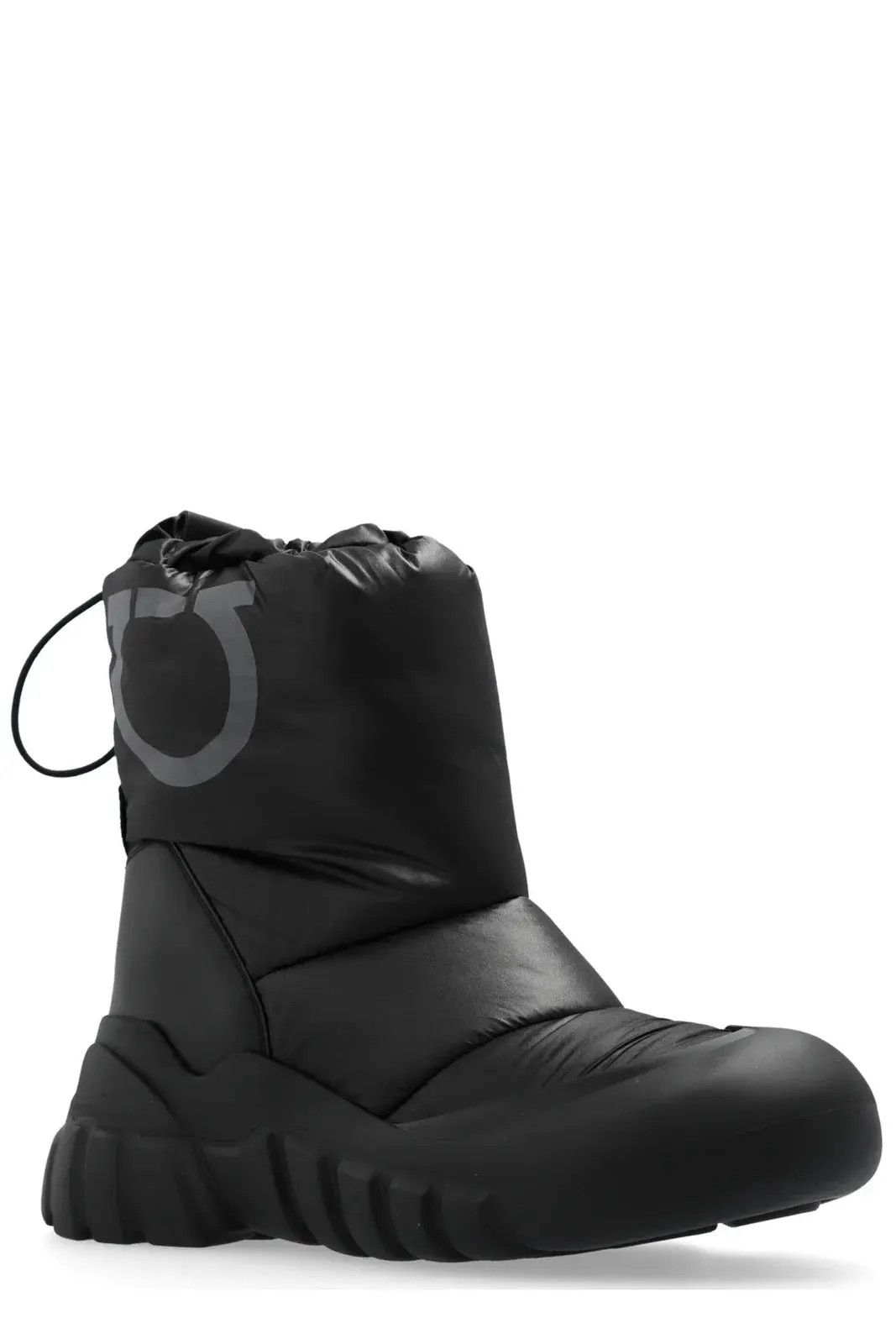 Salvatore Ferragamo o1s1rm0924 Deode Snow Boots in Black Size US 6.5 / IT 36.5 - 2 Thumbnail