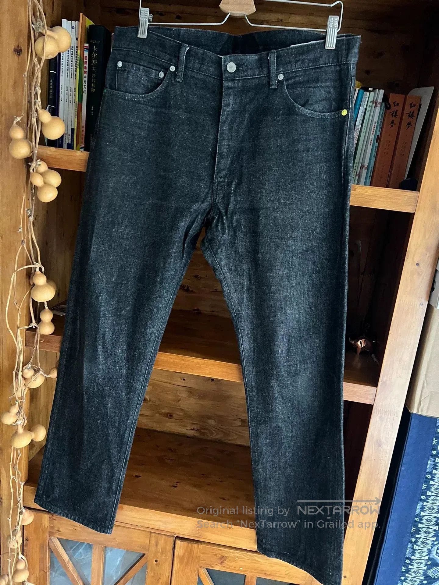 Visvim visvim black denim pants with colorful details. Size US 34 / EU 50 - 3 Thumbnail