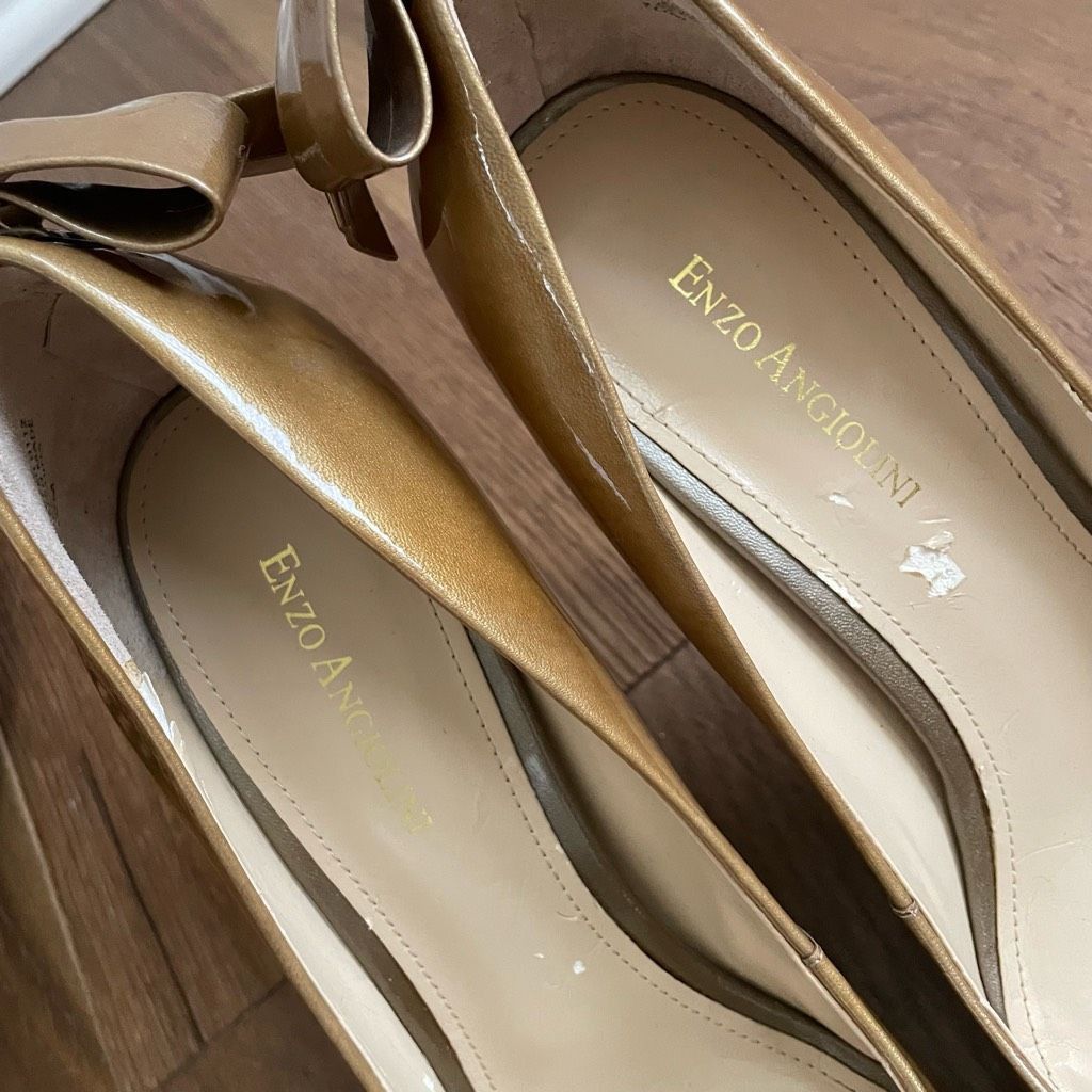 Other Enzo Angiolini Eamistle Natural Nude Champagne Patent Leathe Size US 10 / IT 40 - 5 Thumbnail