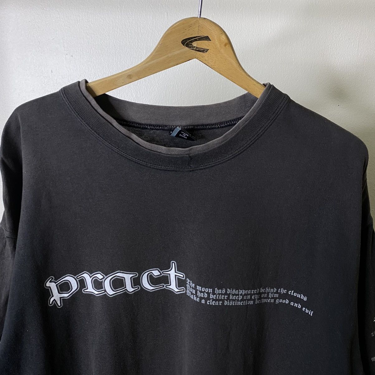 If Six Was Nine Pract Wild Poems Japanese Cyber Gothic Punk Grunge LGB Emo T Size US XXL / EU 58 / 5 - 8 Thumbnail