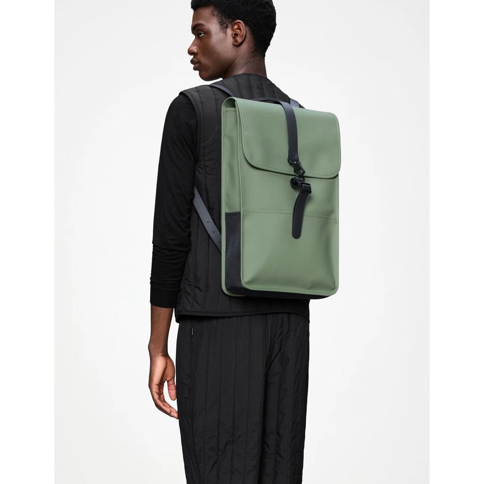 Rains New RAINS mini backpack W3 Sage green haze Size ONE SIZE - 2 Thumbnail