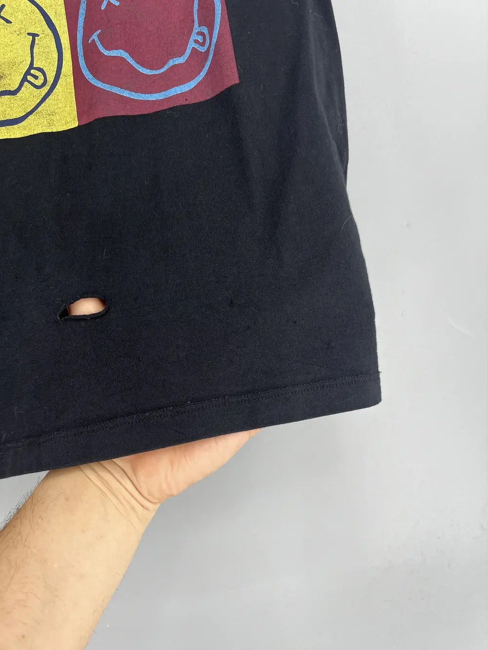Band Tees × Vintage Nirvana Vintage Tee Men's Size L Black Short Sleeve Size US XXL / EU 58 / 5 - 8 Thumbnail
