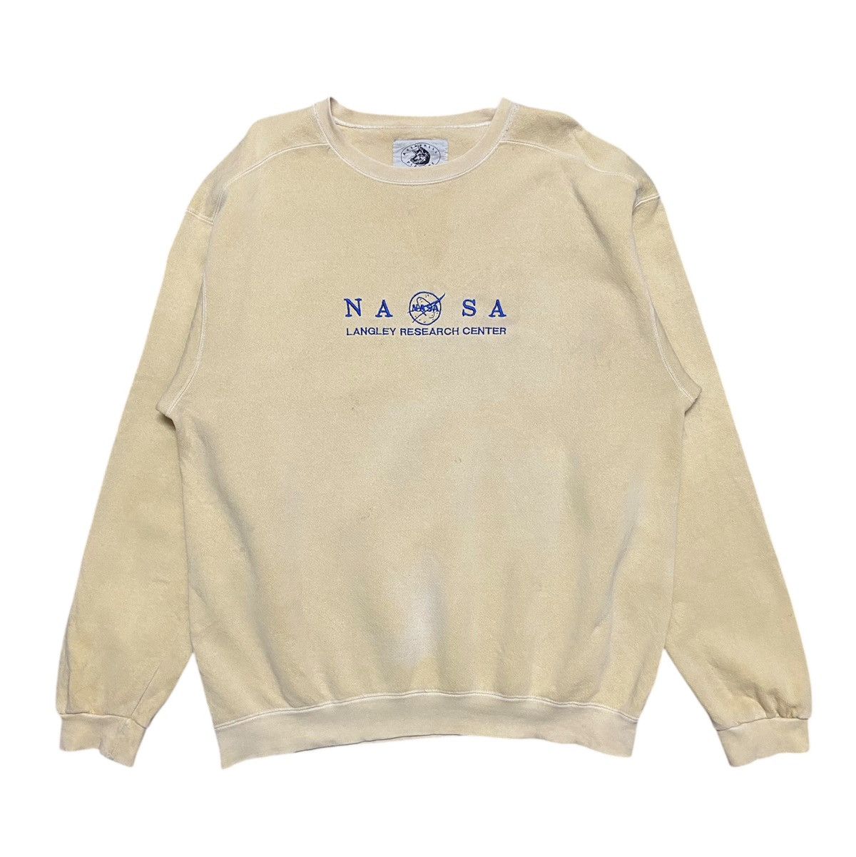 Authentic Pigment × NASA × Vintage Vintage 90s NASA Langley Research Centre Crewneck Size US XL / EU 56 / 4 - 1 Thumbnail