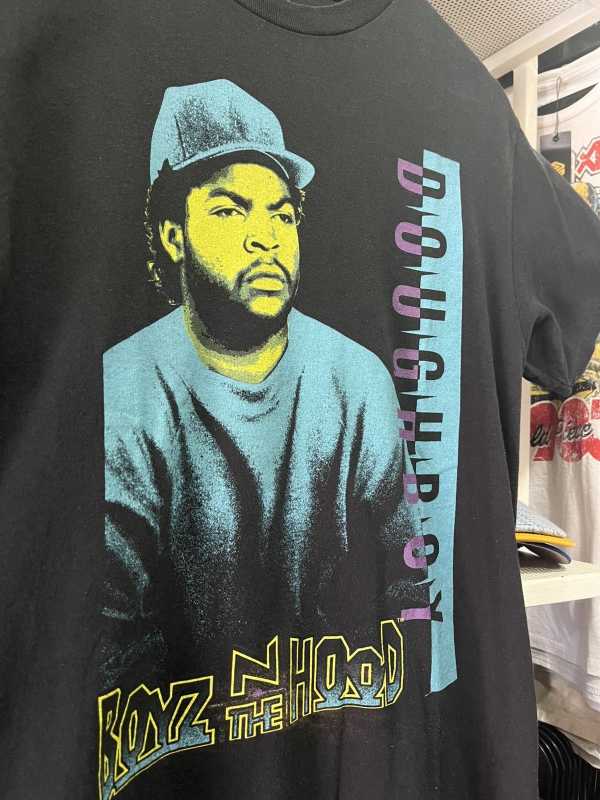 Band Tees Boyz N The Hood Shirt Mens Black Graphic Crew Neck Ice Cube Size US M / EU 48-50 / 2 - 2 Thumbnail