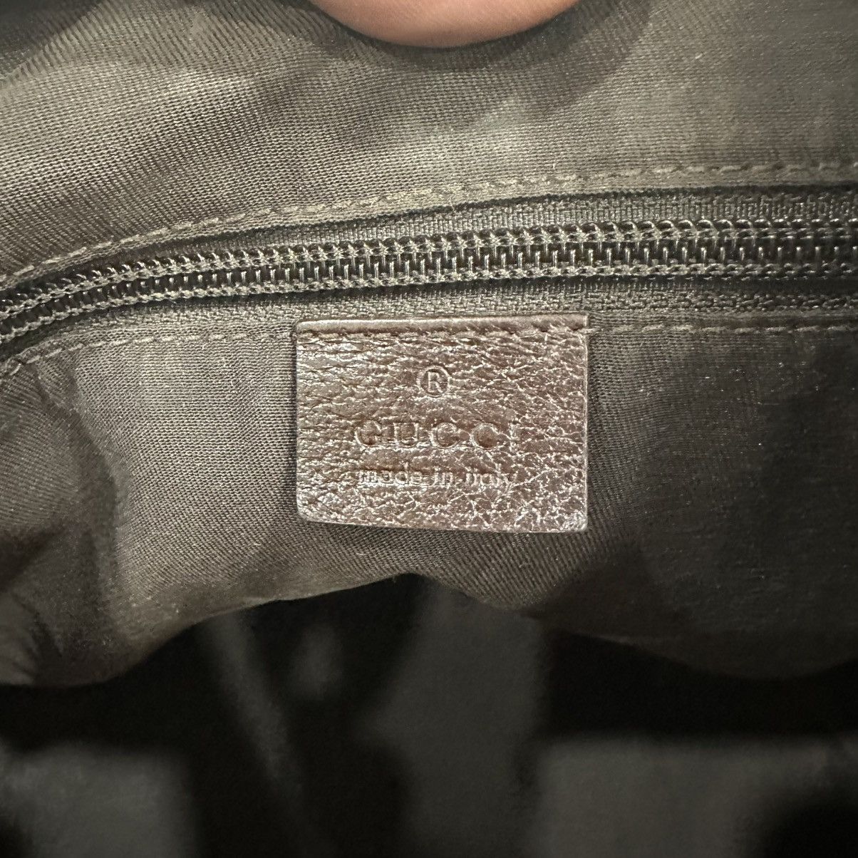 Gucci GUCCI GG WEB HALF MOON LARGE CANVAS CROSSBODY BAG 19 Size ONE SIZE - 12 Thumbnail