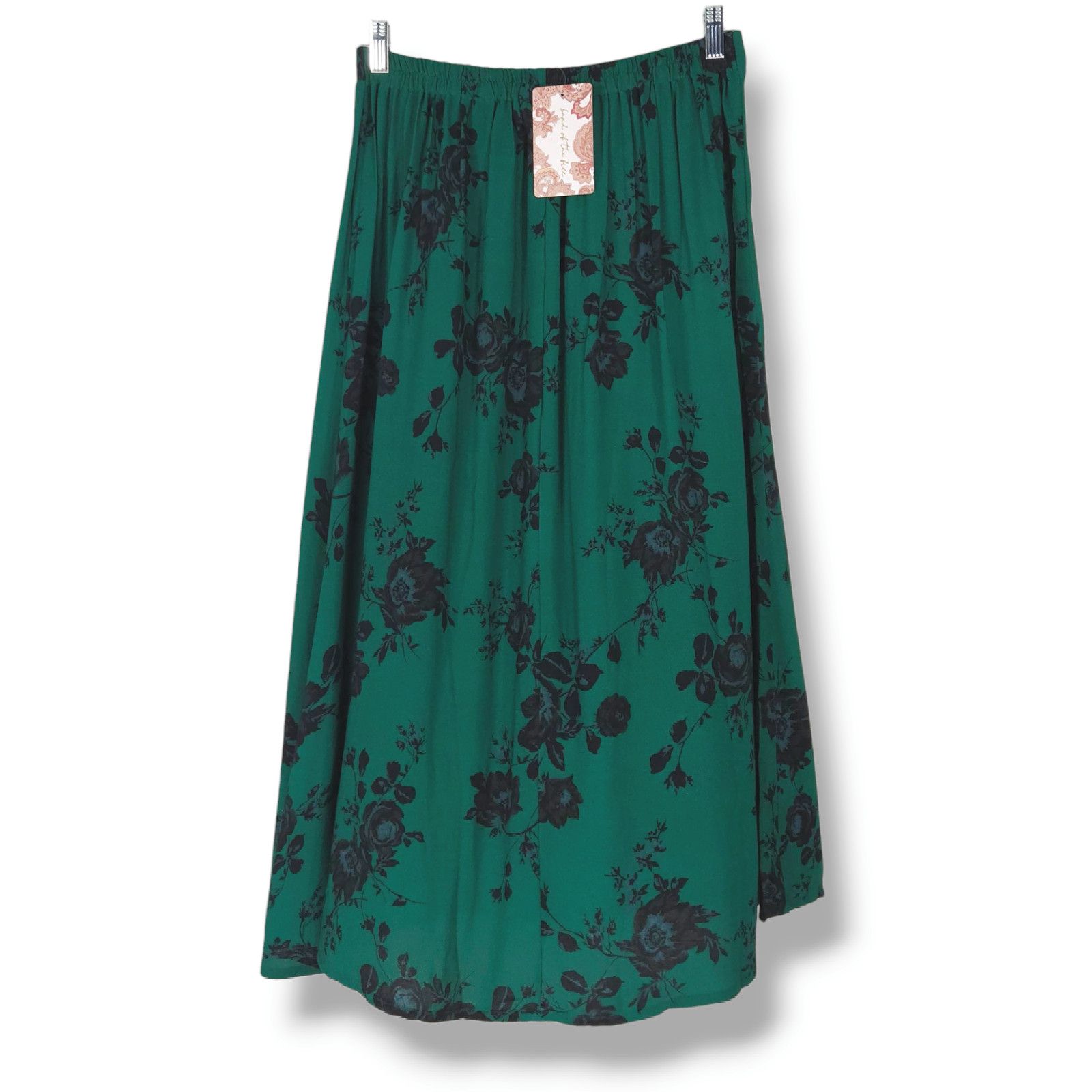 Other NWT Band of the Free Etta Floral Midi Skirt XS 2 Green Size 25" / US 0 / IT 36 - 5 Thumbnail
