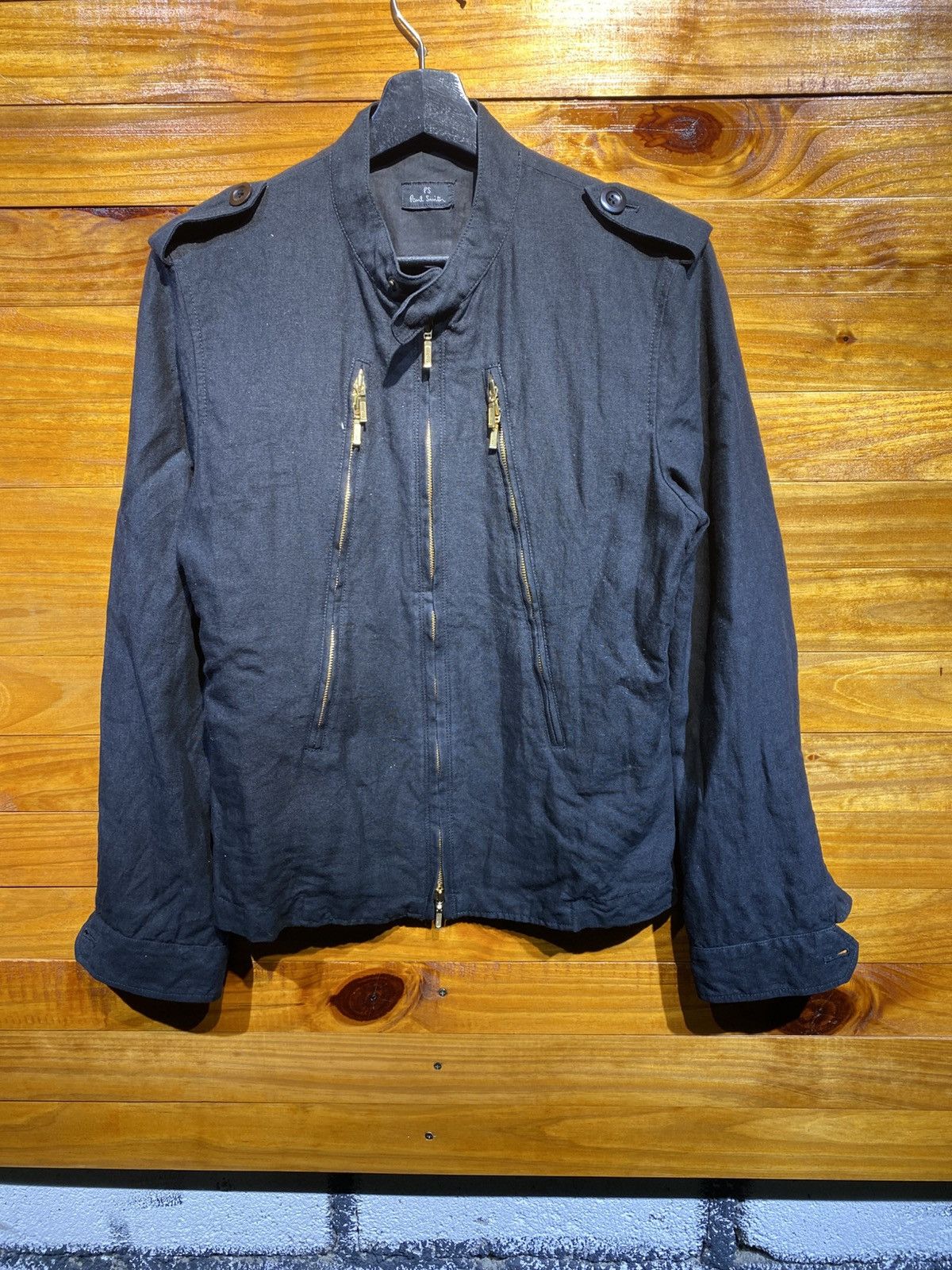 Paul Smith PS Paul Smith Black Military-Inspired Jacket – Men’s Vintage Size US S / EU 44-46 / 1 - 3 Thumbnail