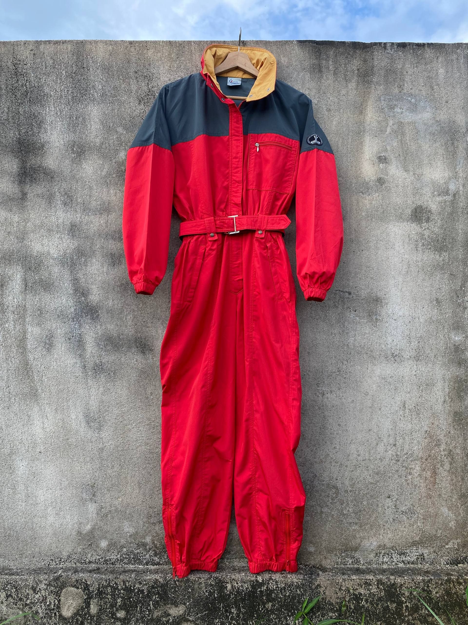 Vintage Moncler Grenoble Ski-wear Jumpsuit
