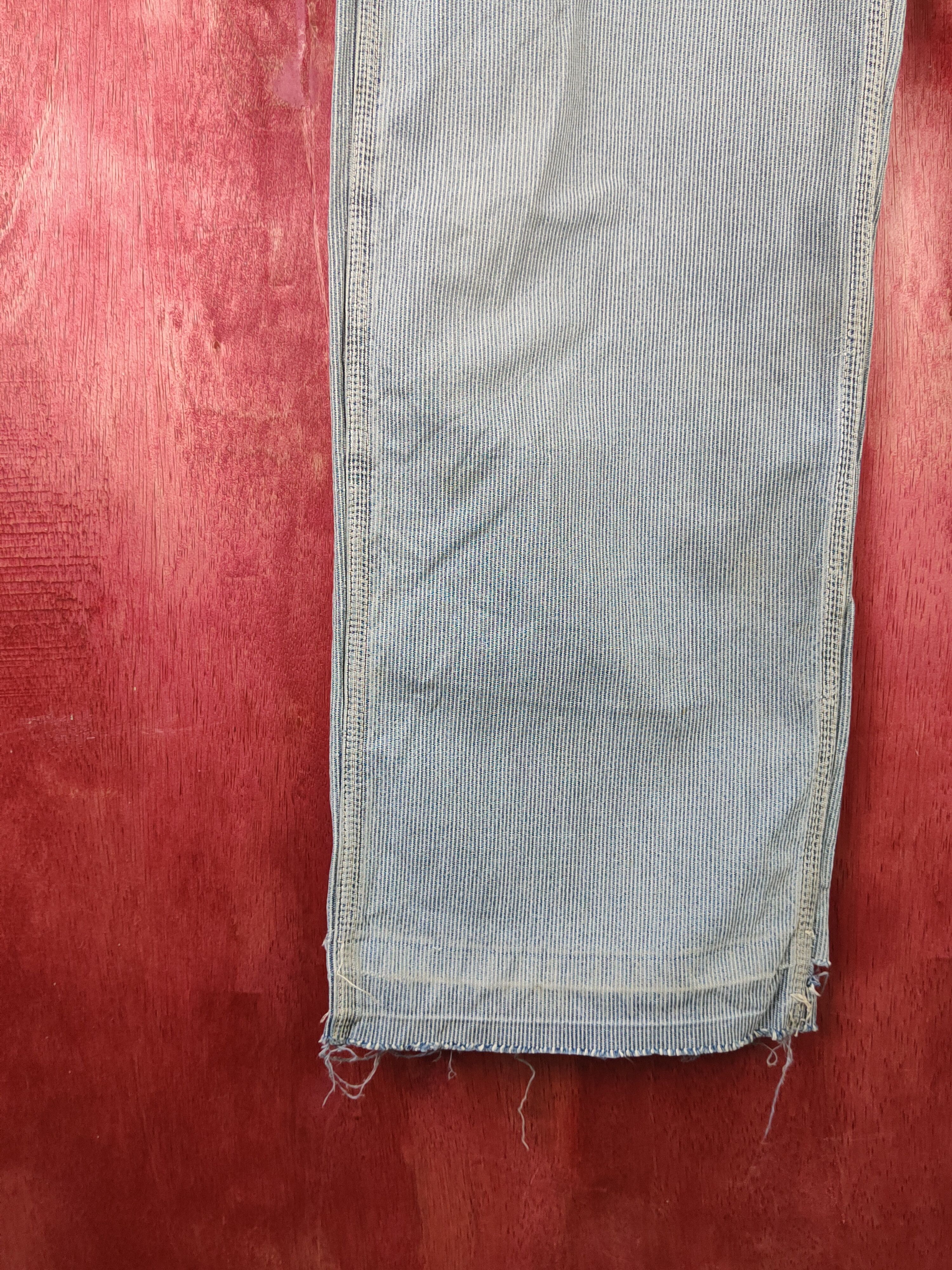 Vintage Lee Blue Faded stripe vintage painter Cargo Pants #S1711 Size US 32 / EU 48 - 4 Thumbnail