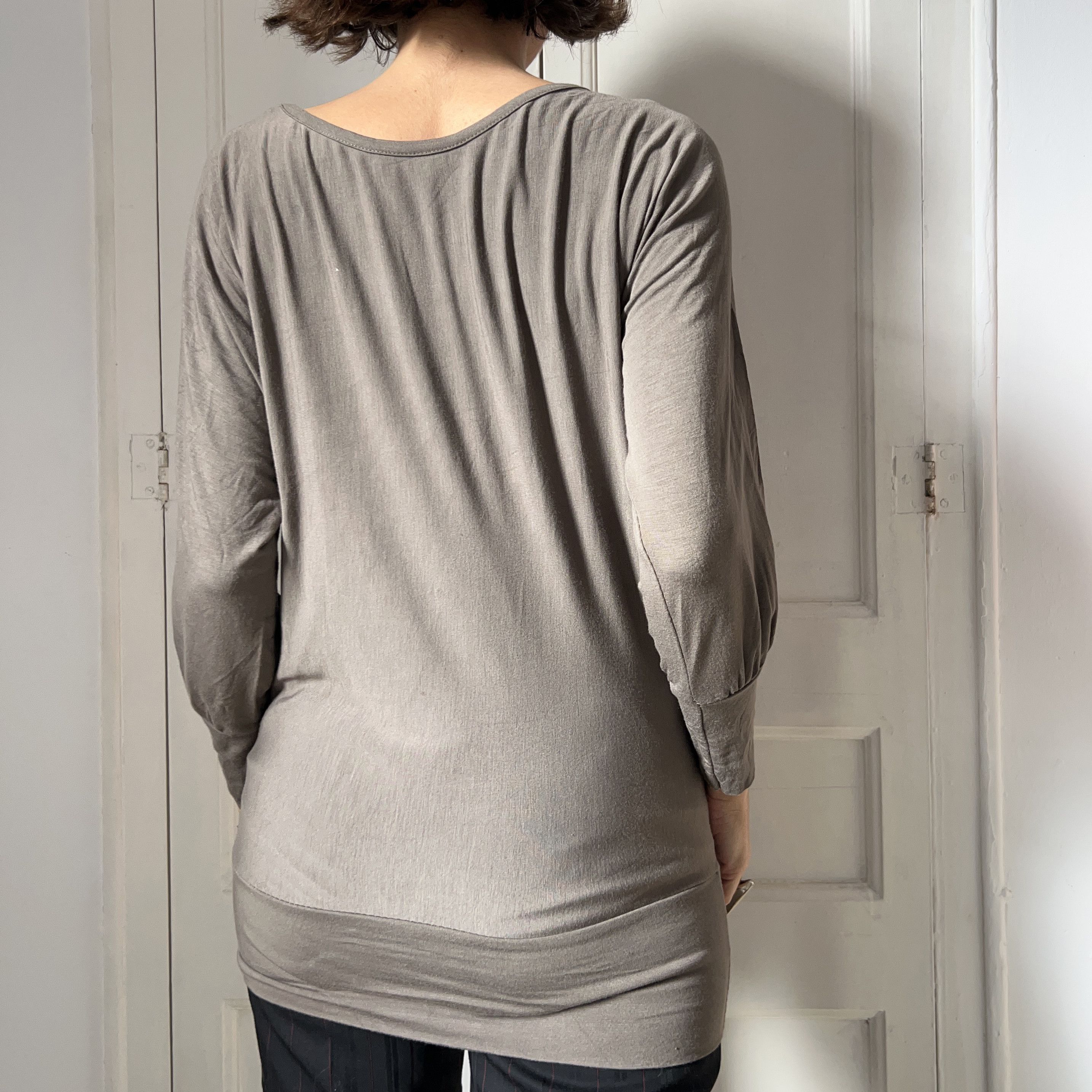 Vintage Vintage Y2K Gray Striped Sequin Top Size ONE SIZE - 3 Thumbnail