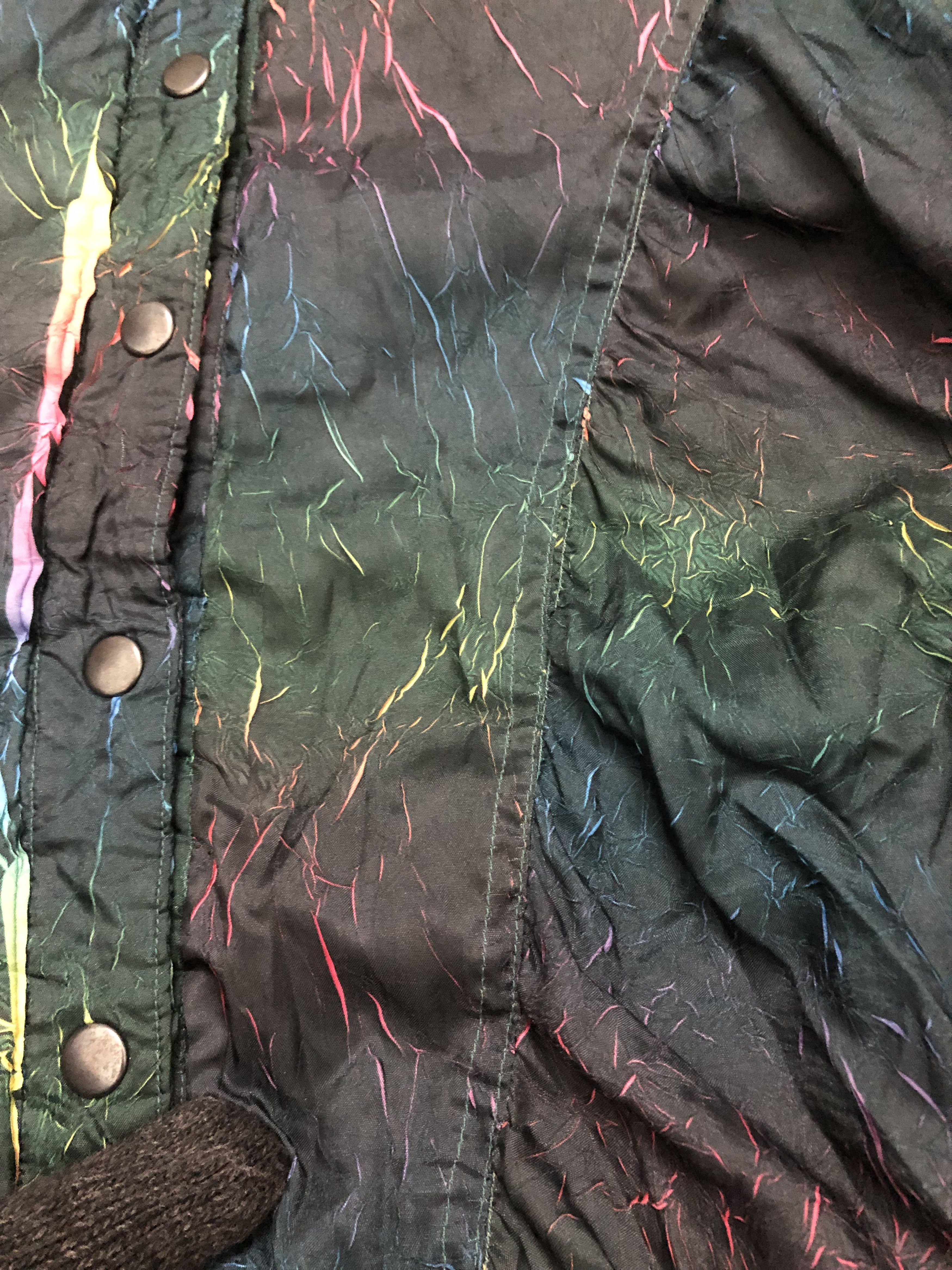Andreluciano × Designer × Vintage Vintage 90s Andreluciano Black Scratched Design Size L / US 10 / IT 46 - 16 Thumbnail
