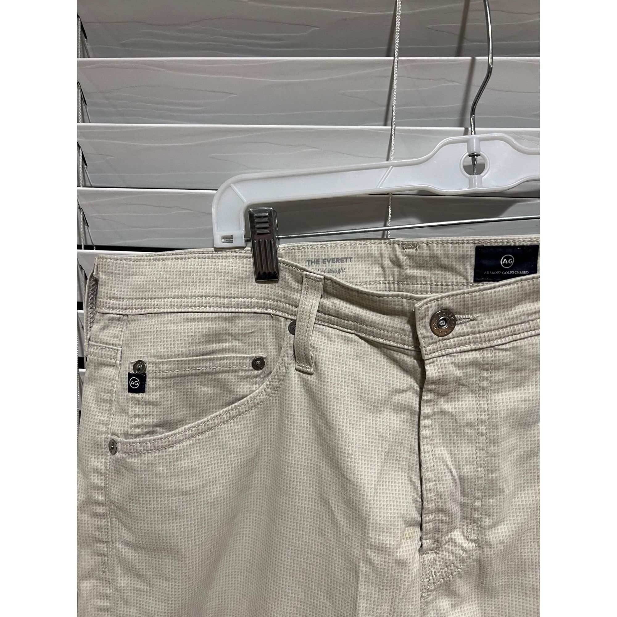 AG Adriano Goldschmied AG Adriano Goldschmied The Everett Slim Straight Pants - Si Size US 34 / EU 50 - 2 Thumbnail