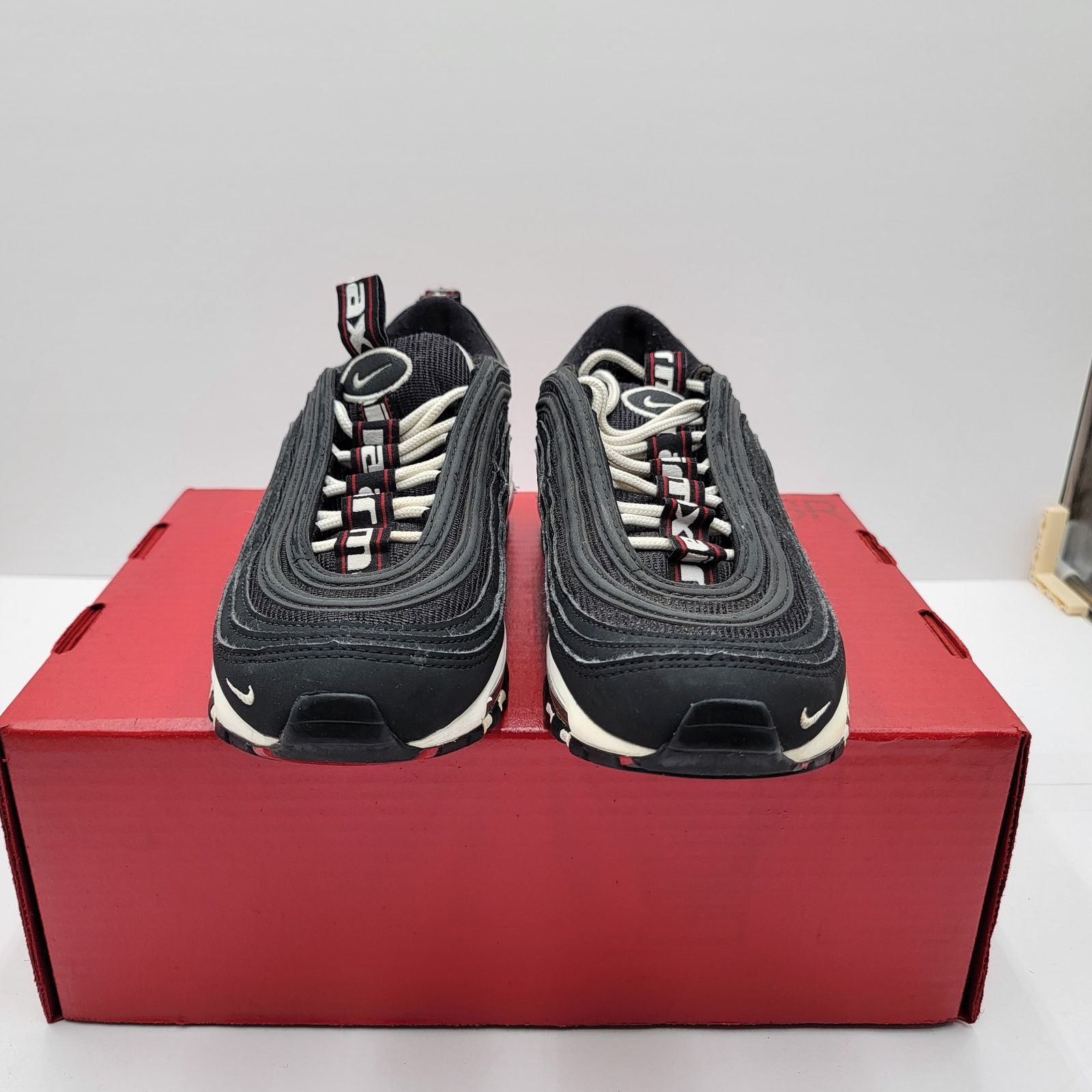 Nike Nike Air Max 97 SE GS 'Black White' Sz 6Y AV3180 001 (198) Size US 7.5 / IT 37.5 - 3 Thumbnail