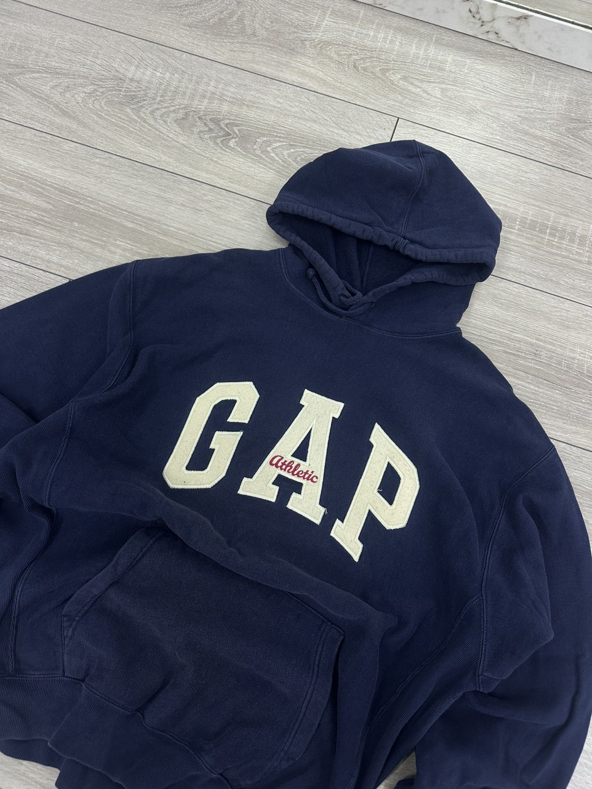 Gap Gap Vintage Boxy Fit Made in USA 90s Sun-faded Hoodie Size US L / EU 52-54 / 3 - 3 Thumbnail