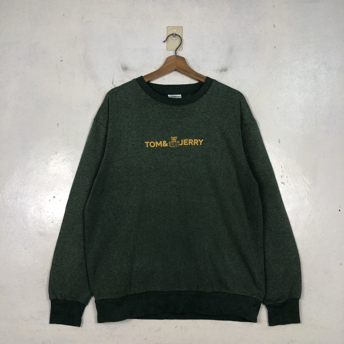 Japanese Brand 📌Vintage Sweatshirt Tom & Jerry Big Logo Size US L / EU 52-54 / 3 - 3 Thumbnail