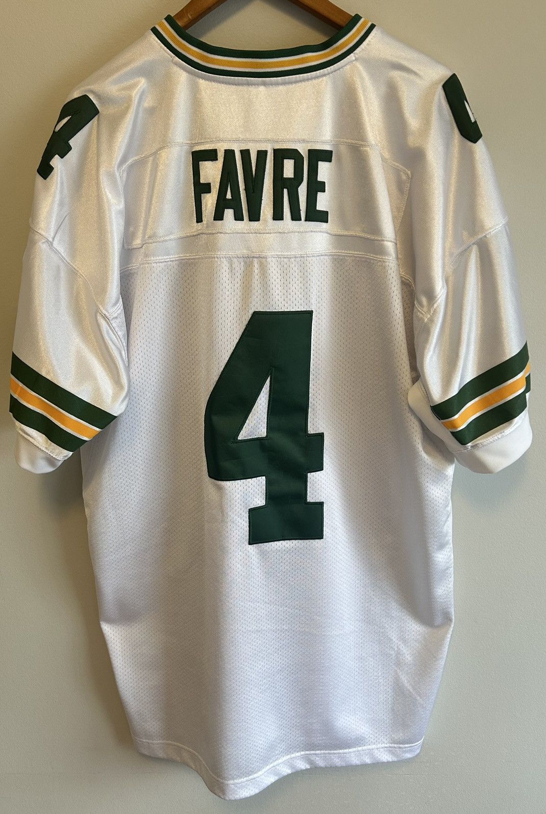 Reebok Vintage Reebok Green Bay Packers NFL Brett Favre Jersey Size US XXL / EU 58 / 5 - 5 Thumbnail