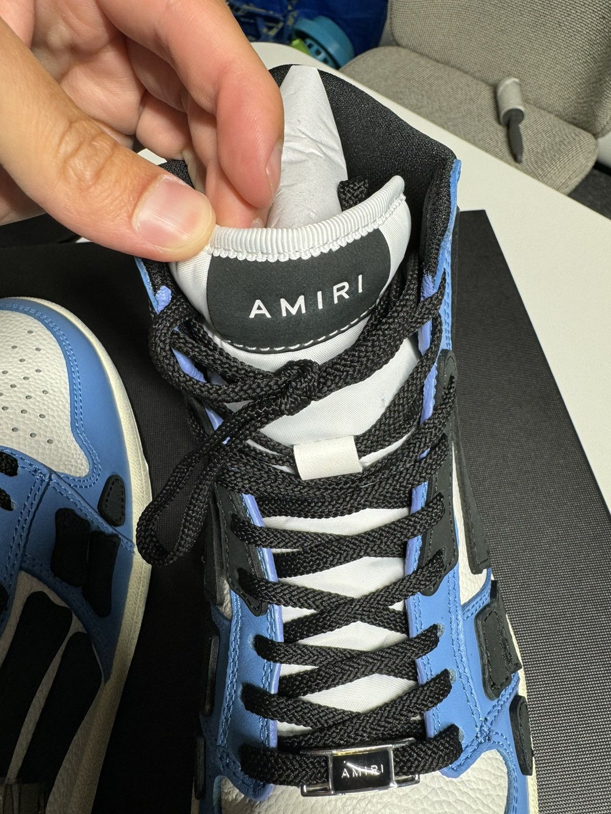 Amiri Amiri Skeleton High Top Sneaker NEW 790$ Size US 10 / EU 43 - 6 Thumbnail