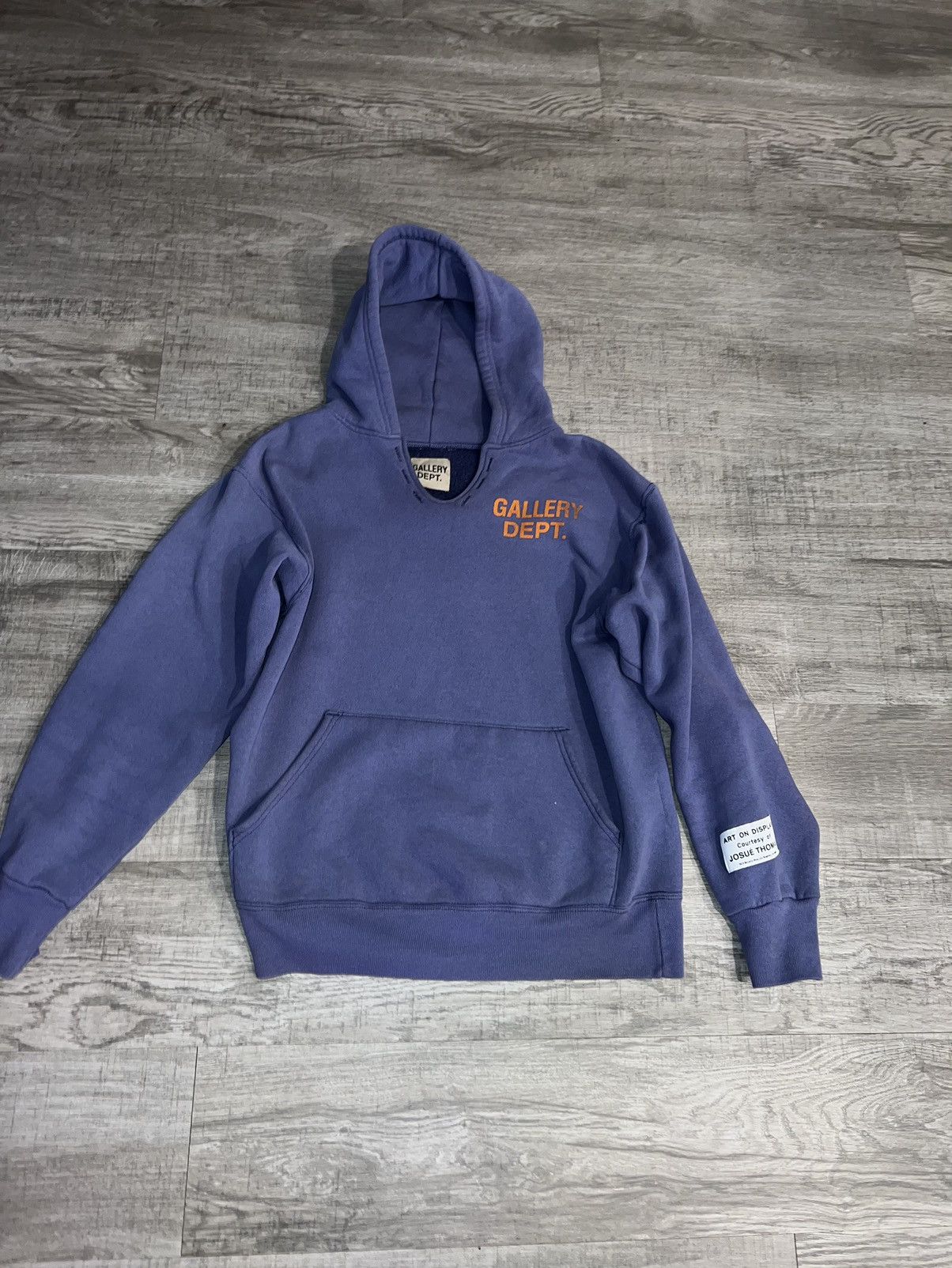 image of Gallery Dept. Hoodie in Purple, Men's (Size Small)