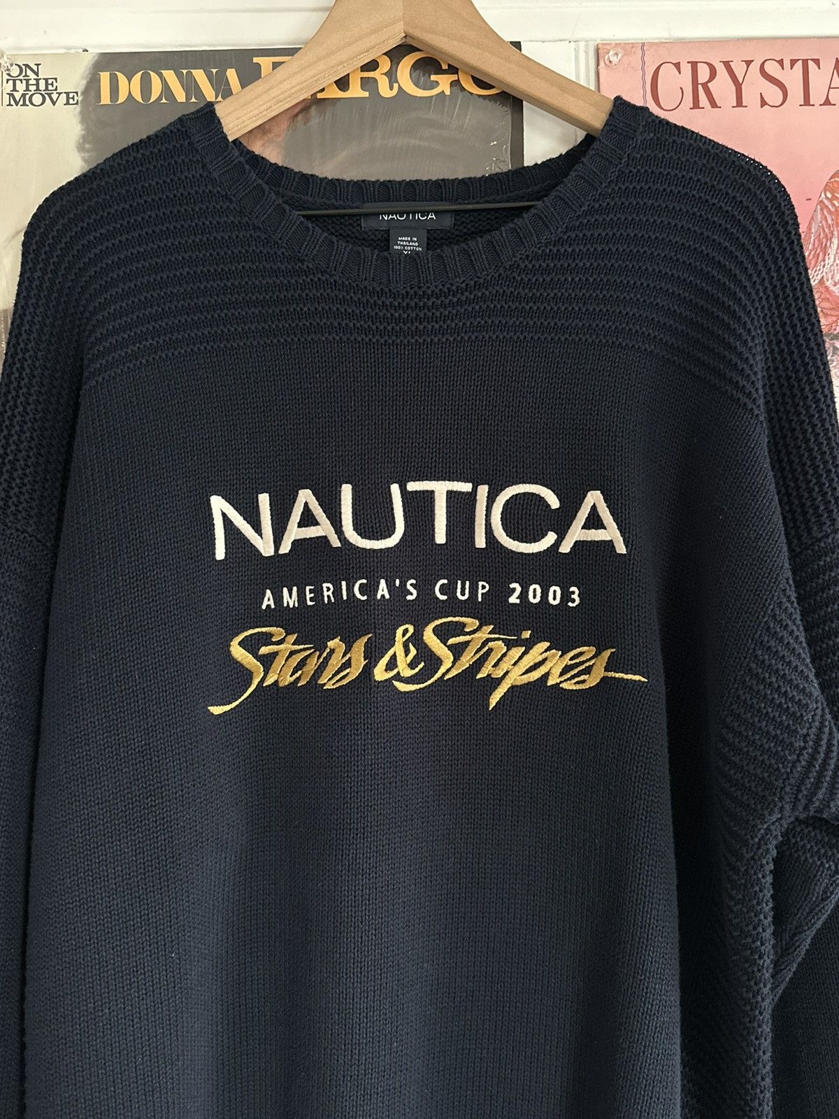 Nautica 2003 Nautica America’s Cup stars & stripes sweater Size US XL / EU 56 / 4 - 2 Thumbnail
