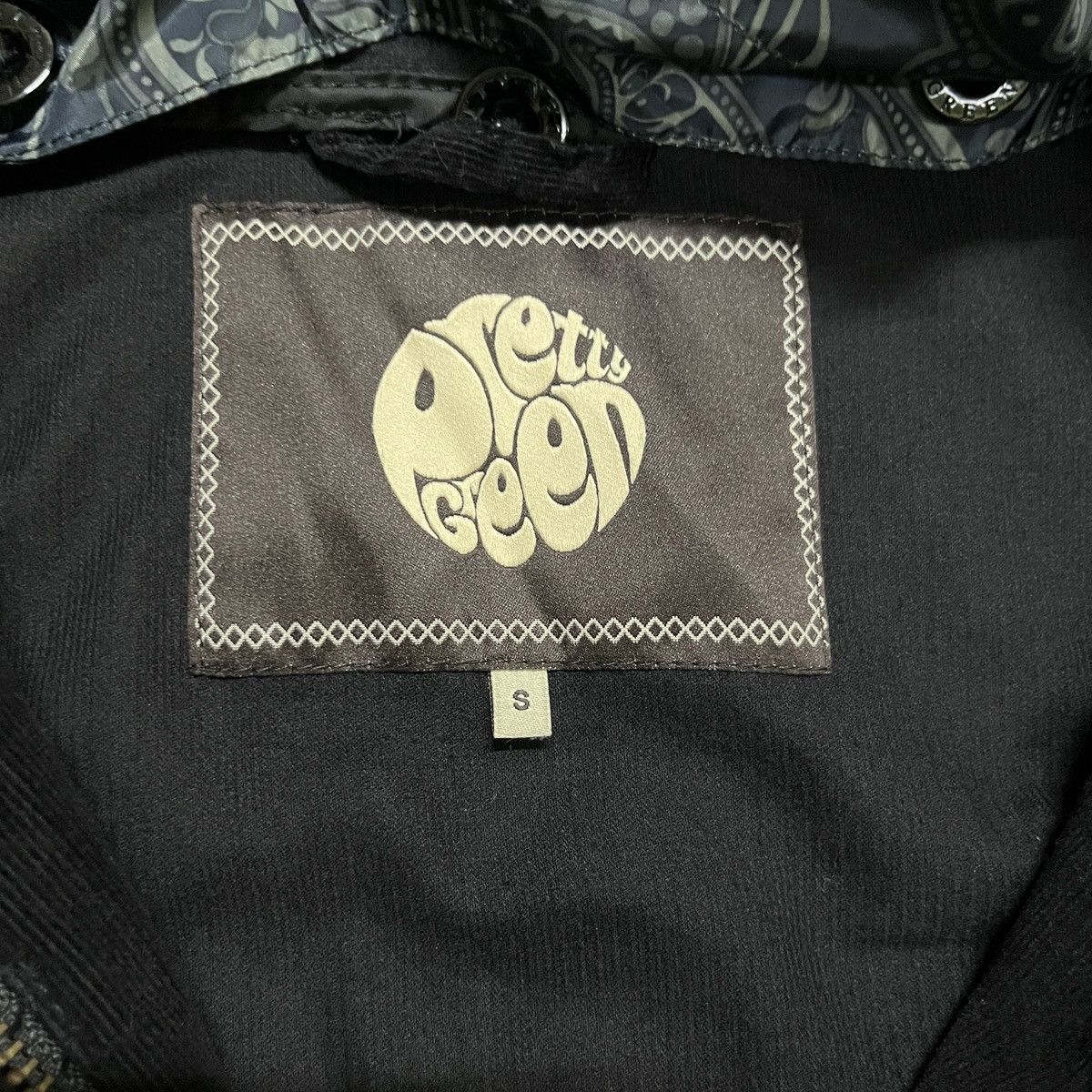 Pretty Green × Vintage Pretty Green Jacket With Printed Paisley Hoodie Size US S / EU 44-46 / 1 - 4 Thumbnail