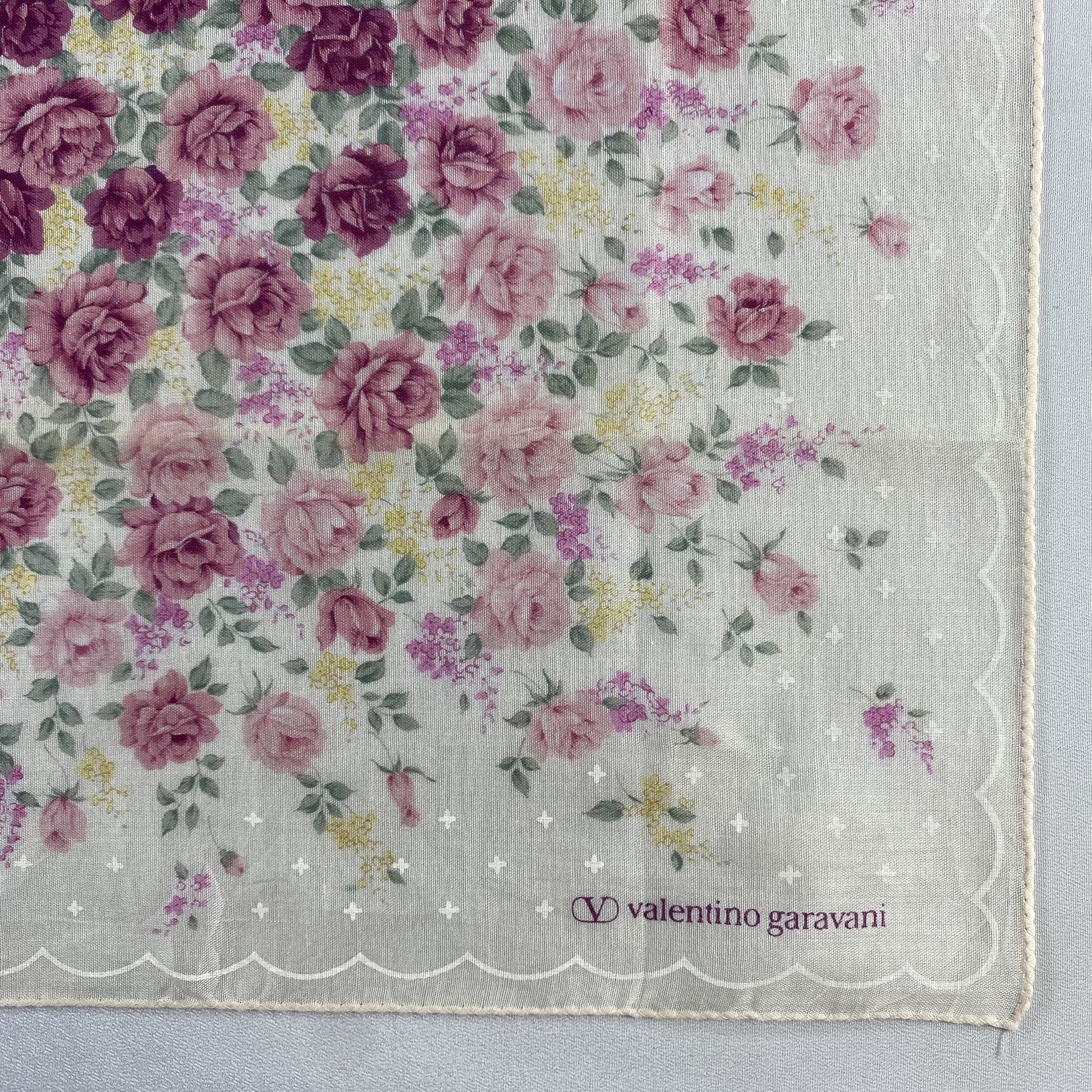 Valentino × Vintage Valentino Garavani Bandana/ Handkerchief / Neckerchief-P1355 Size ONE SIZE - 3 Thumbnail