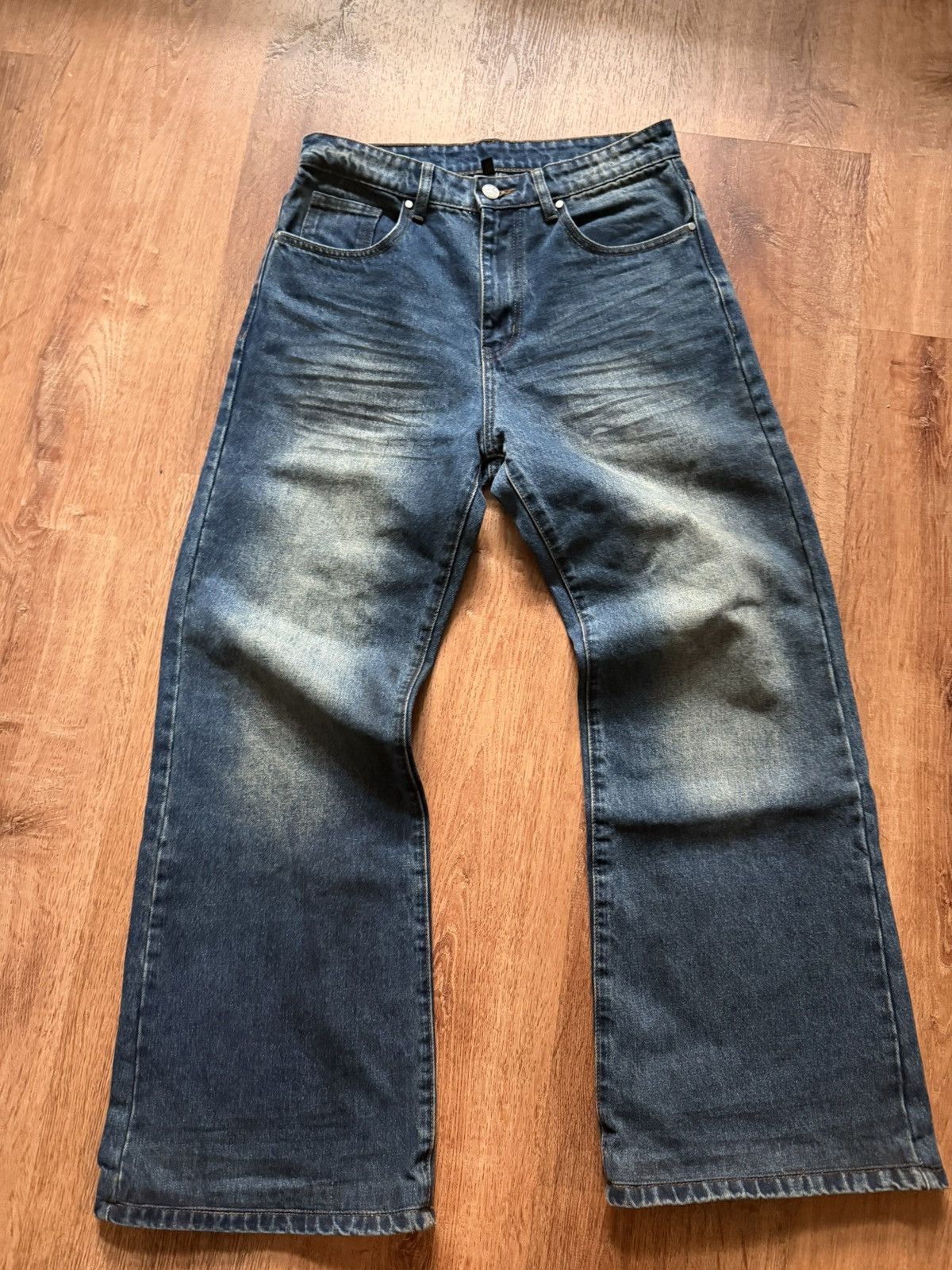basketcase gallery Basketcase gallery lax raw indigo denim jeans 