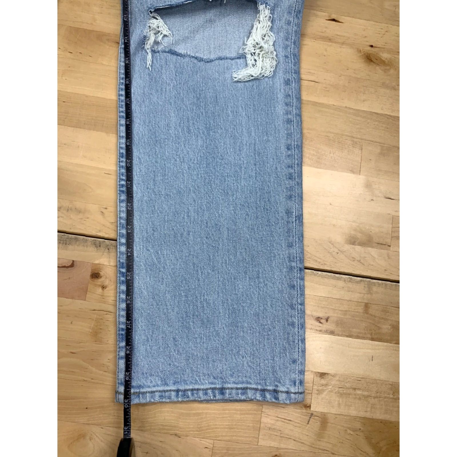Abercrombie & Fitch Abercrombie & Fitch The 90's Straight Ultra High Rise Jeans Womens 10R #8938 Size 32" / US 10 / IT 46 - 6 Thumbnail