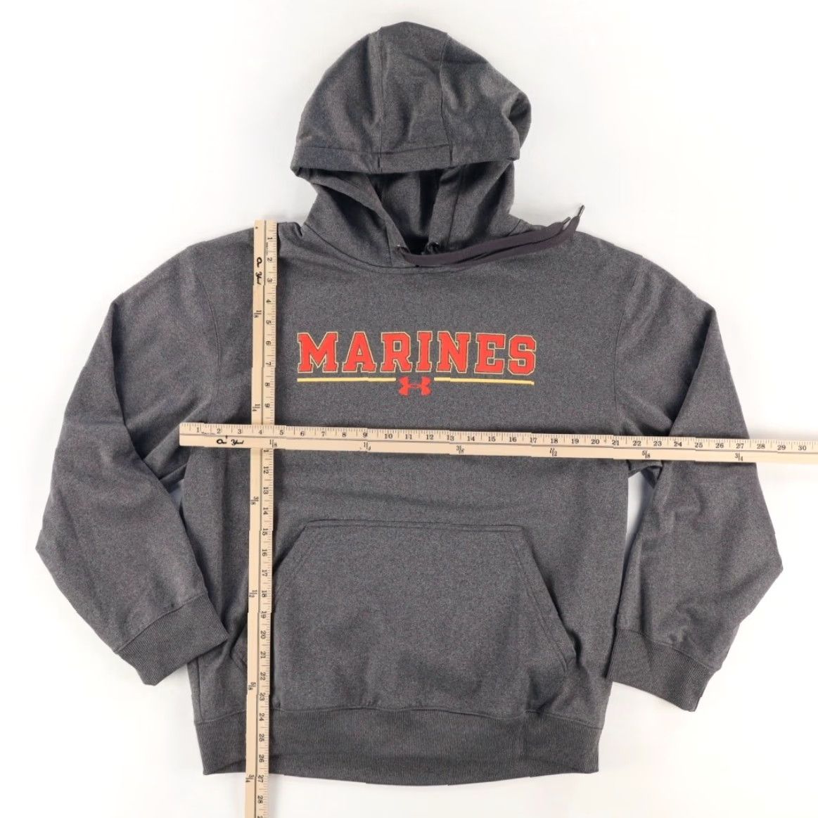 Under Armour Under Armour Marines Solid Long Sleeve Hoodie Gray Men's M Size US M / EU 48-50 / 2 - 3 Thumbnail