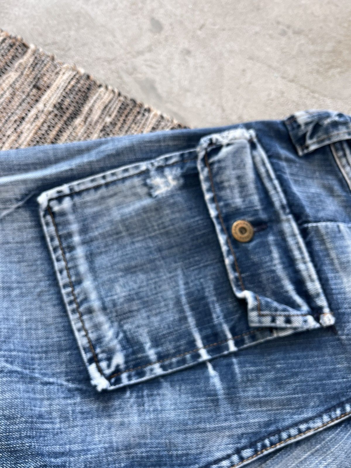 Pepe Jeans × Vintage Hype Vintage Pepe Jeans Blue Denim London Distressed Y2K Size US 32 / EU 48 - 24 Thumbnail