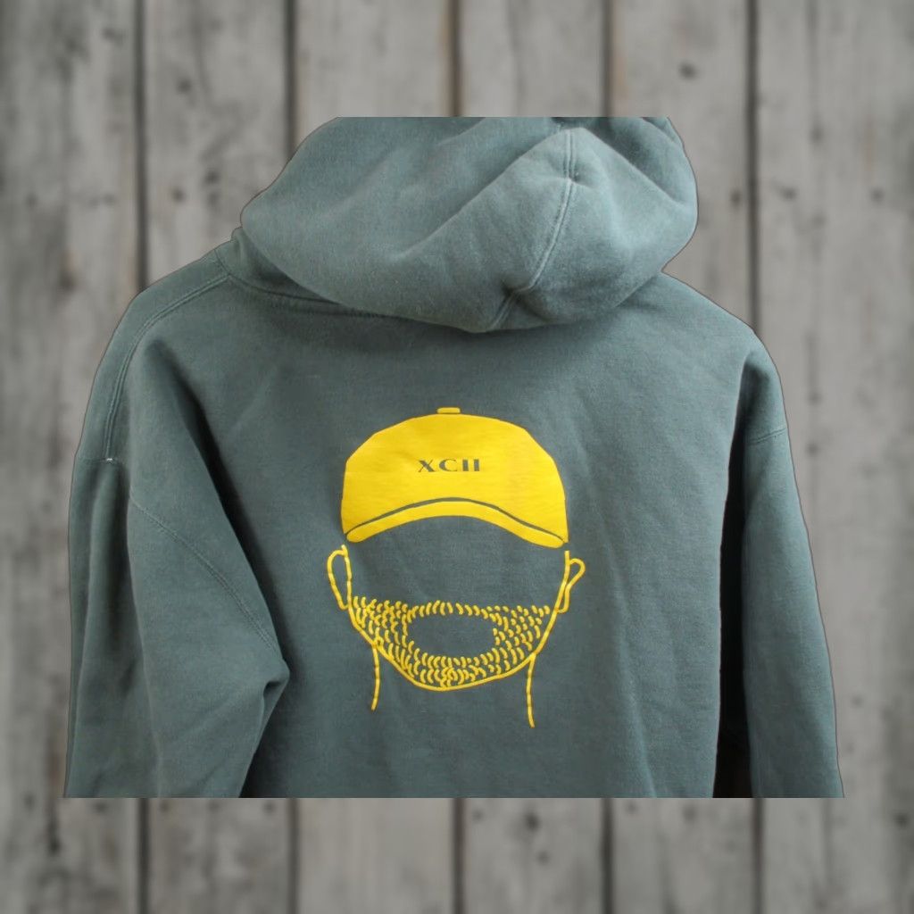 Quinn XCII Hoodie Mens Large Green Pullover Sweatshirt Official