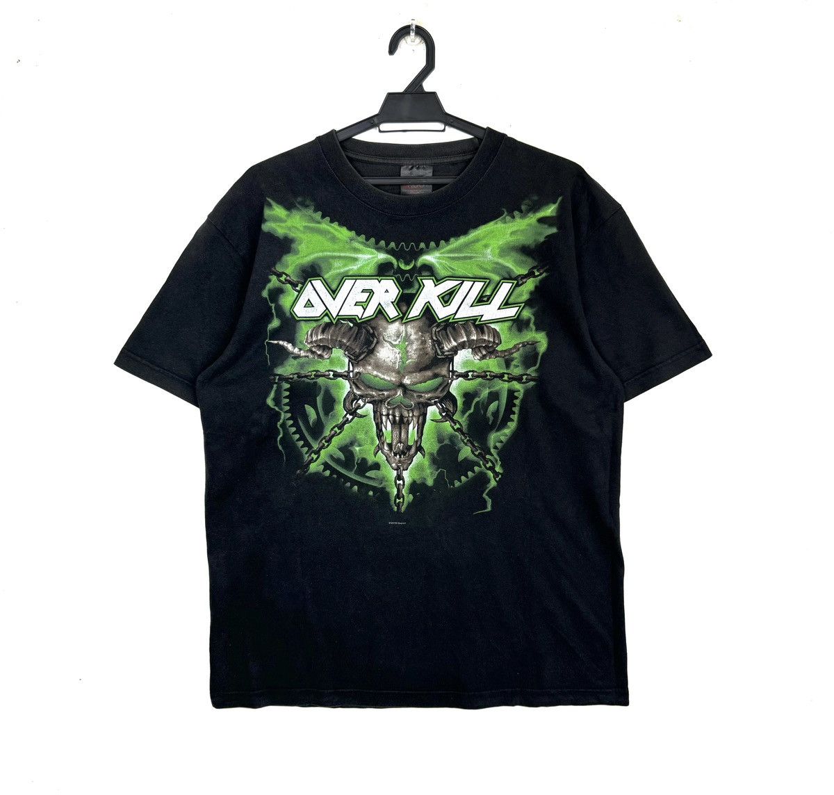 Band Tees × Vintage Vintage Over Kill Metal Band Tshirt Size US XL / EU 56 / 4 - 1 Thumbnail